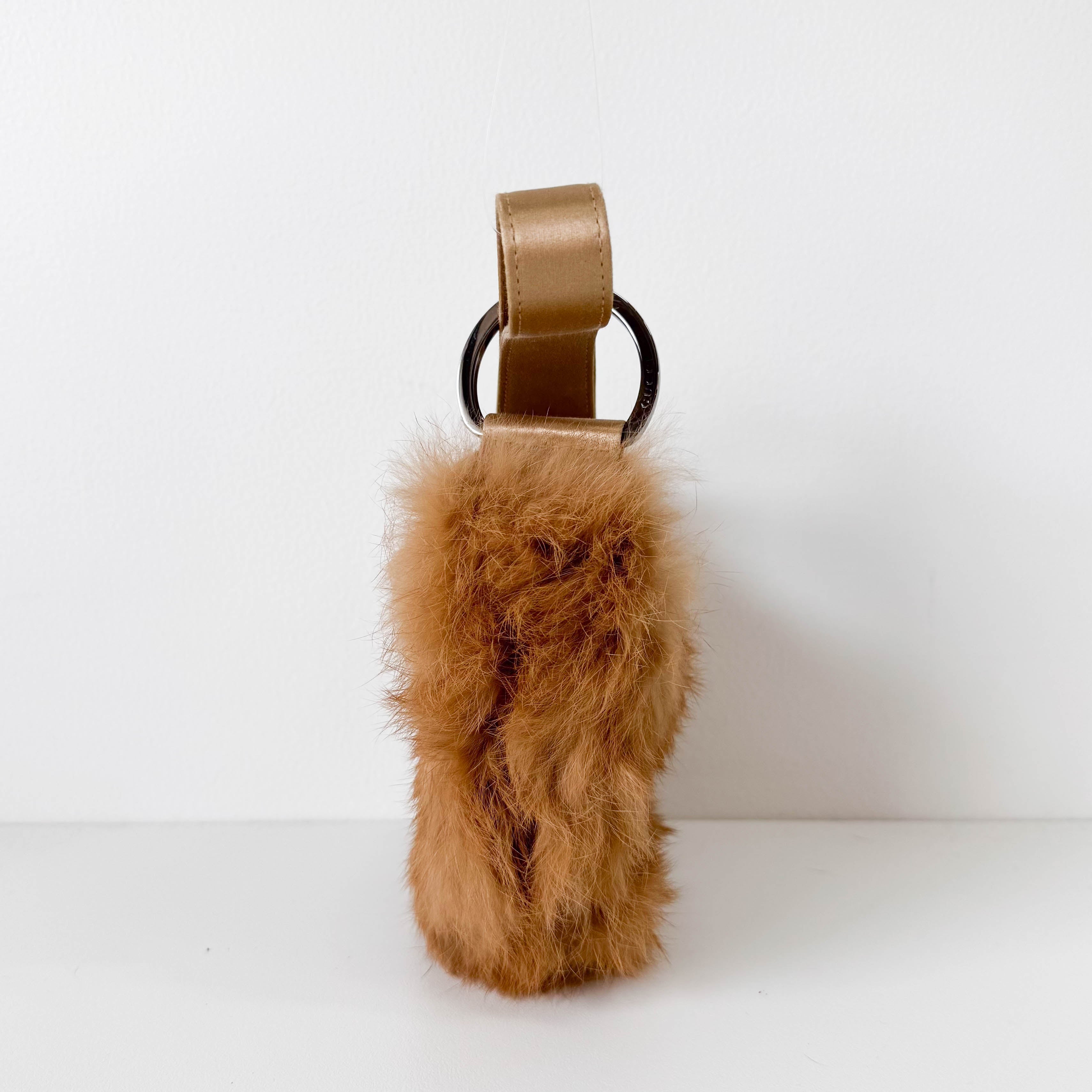 Brown Fur Mini Bag