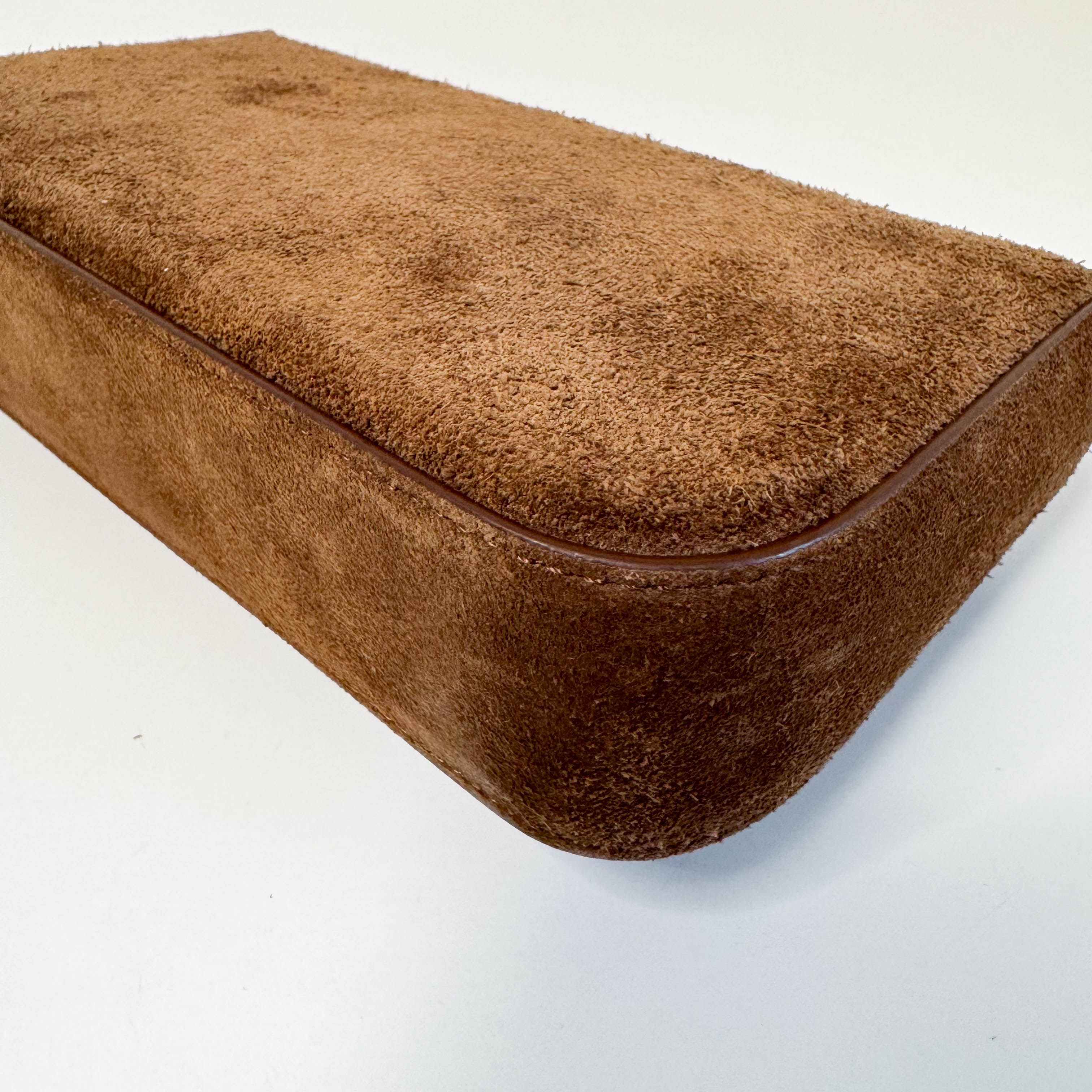 Limited Edition Claude Brown Suede Chain Shoulder Bag