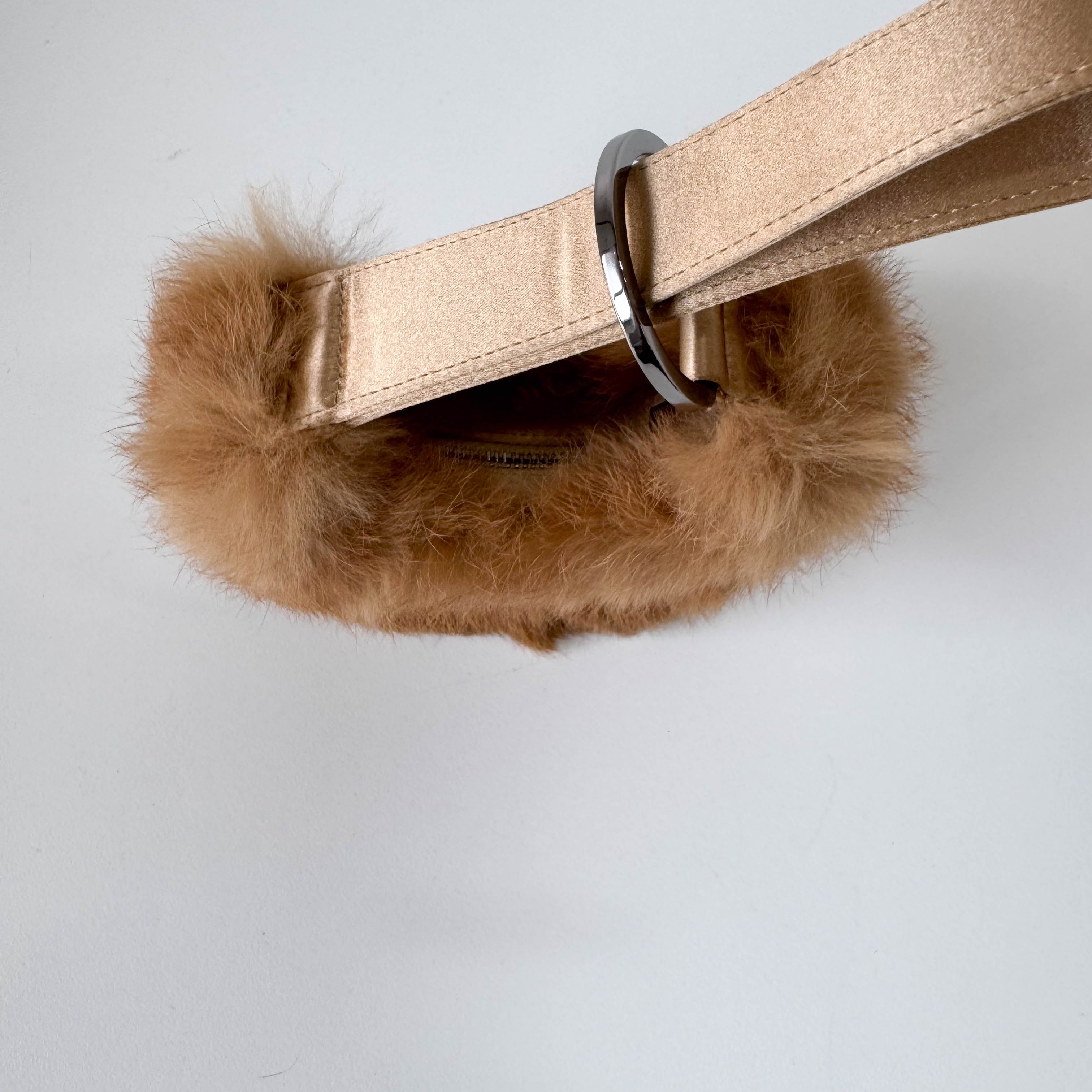 Brown Fur Mini Bag