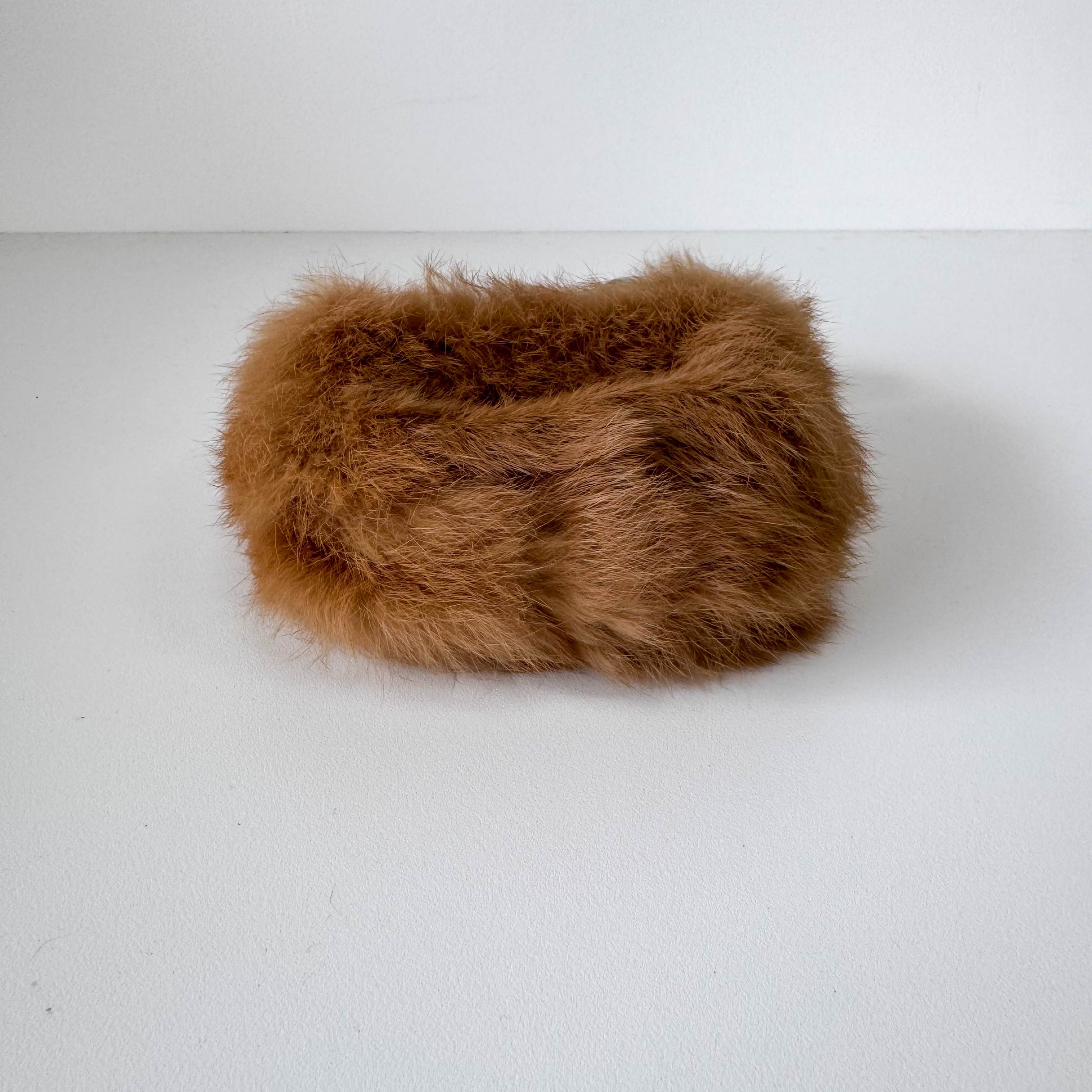 Brown Fur Mini Bag