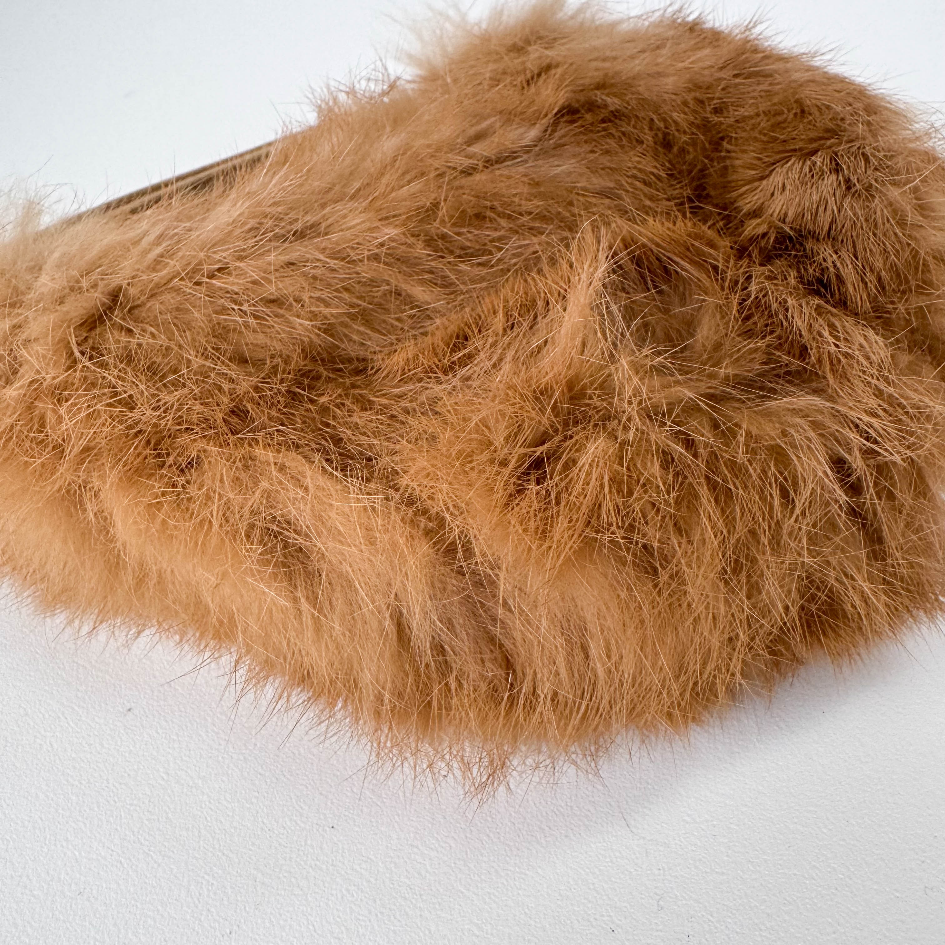 Brown Fur Mini Bag