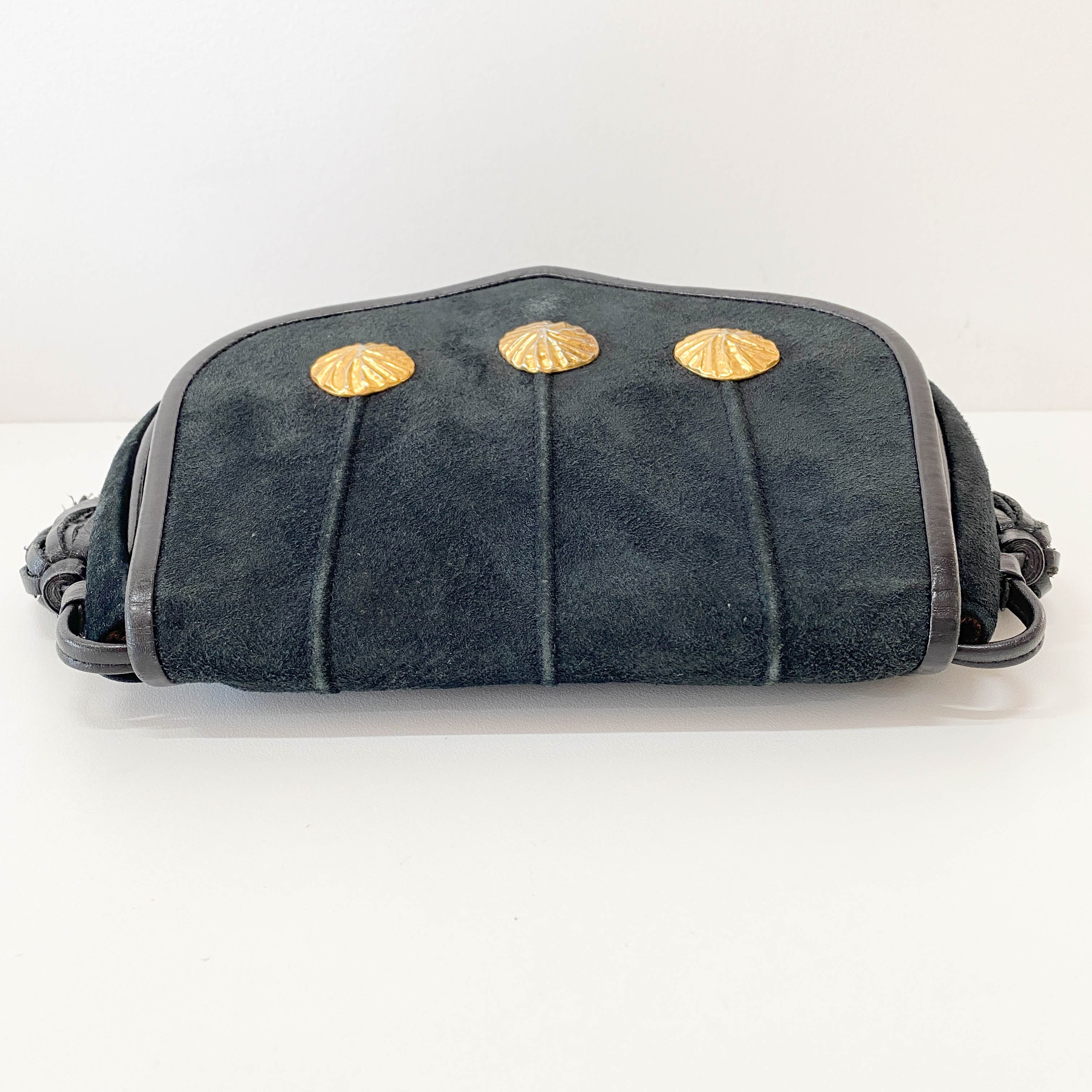 Suede Tassel Shoulder Bag