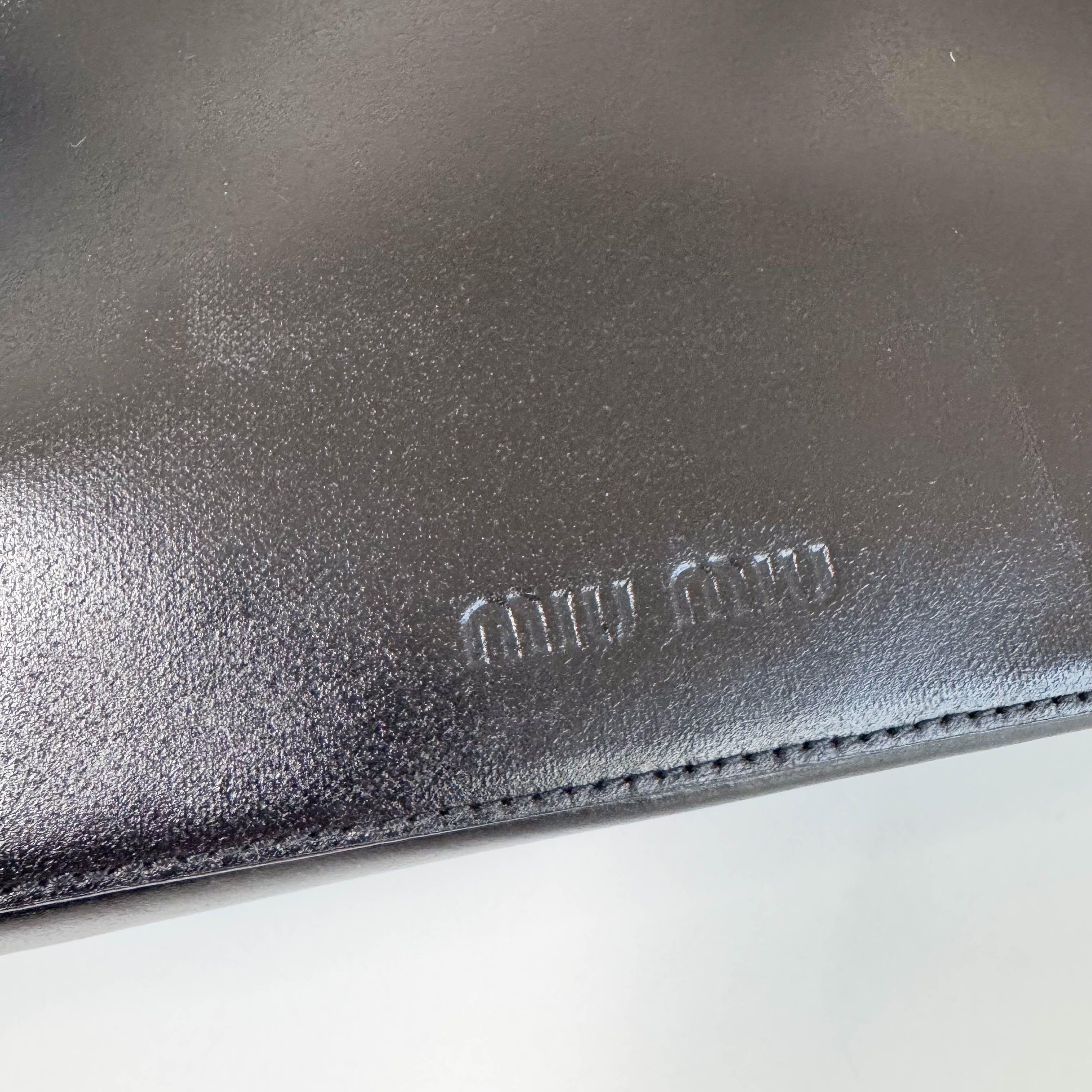 Archive Black Leather Shoulder Bag