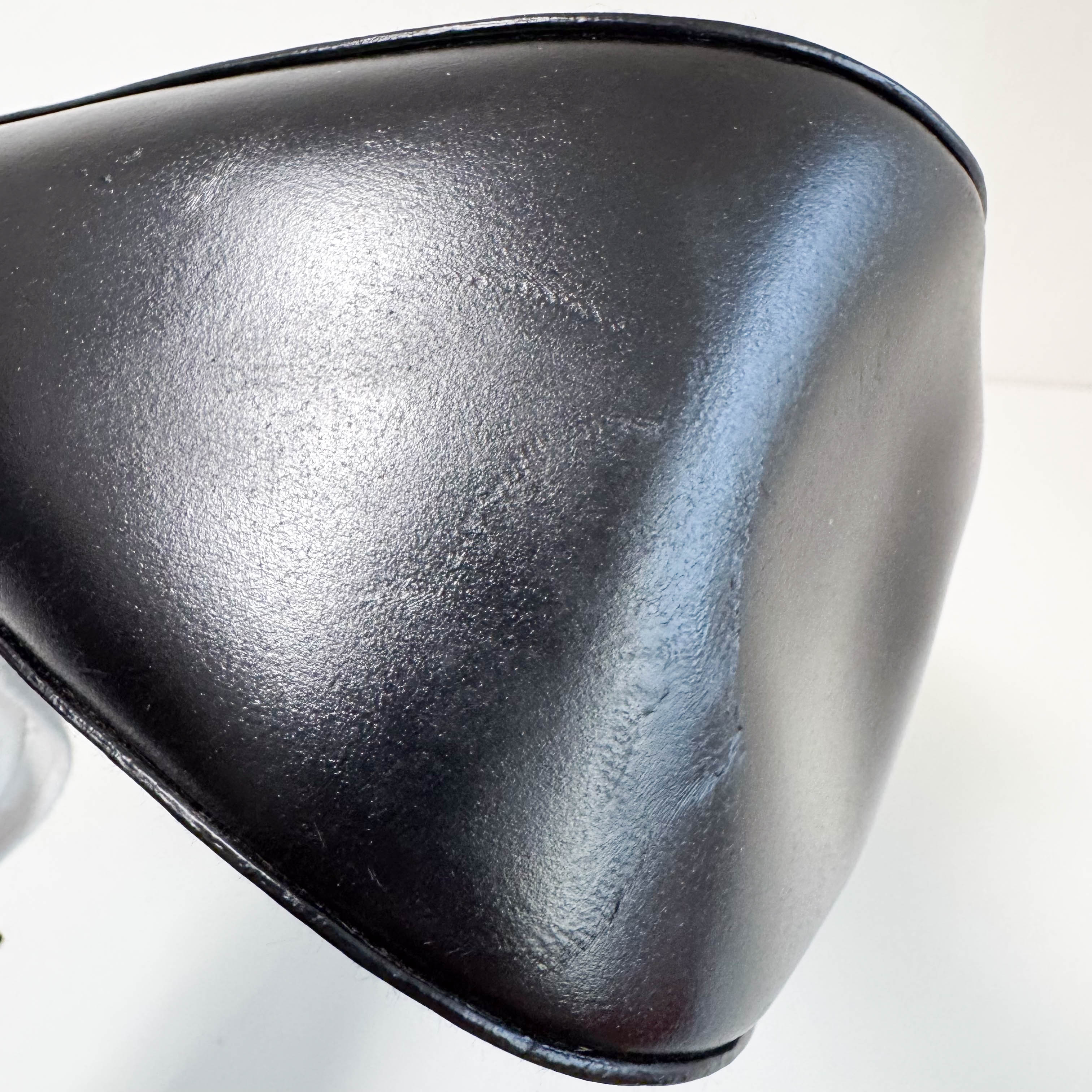 Archive Black Leather Shoulder Bag