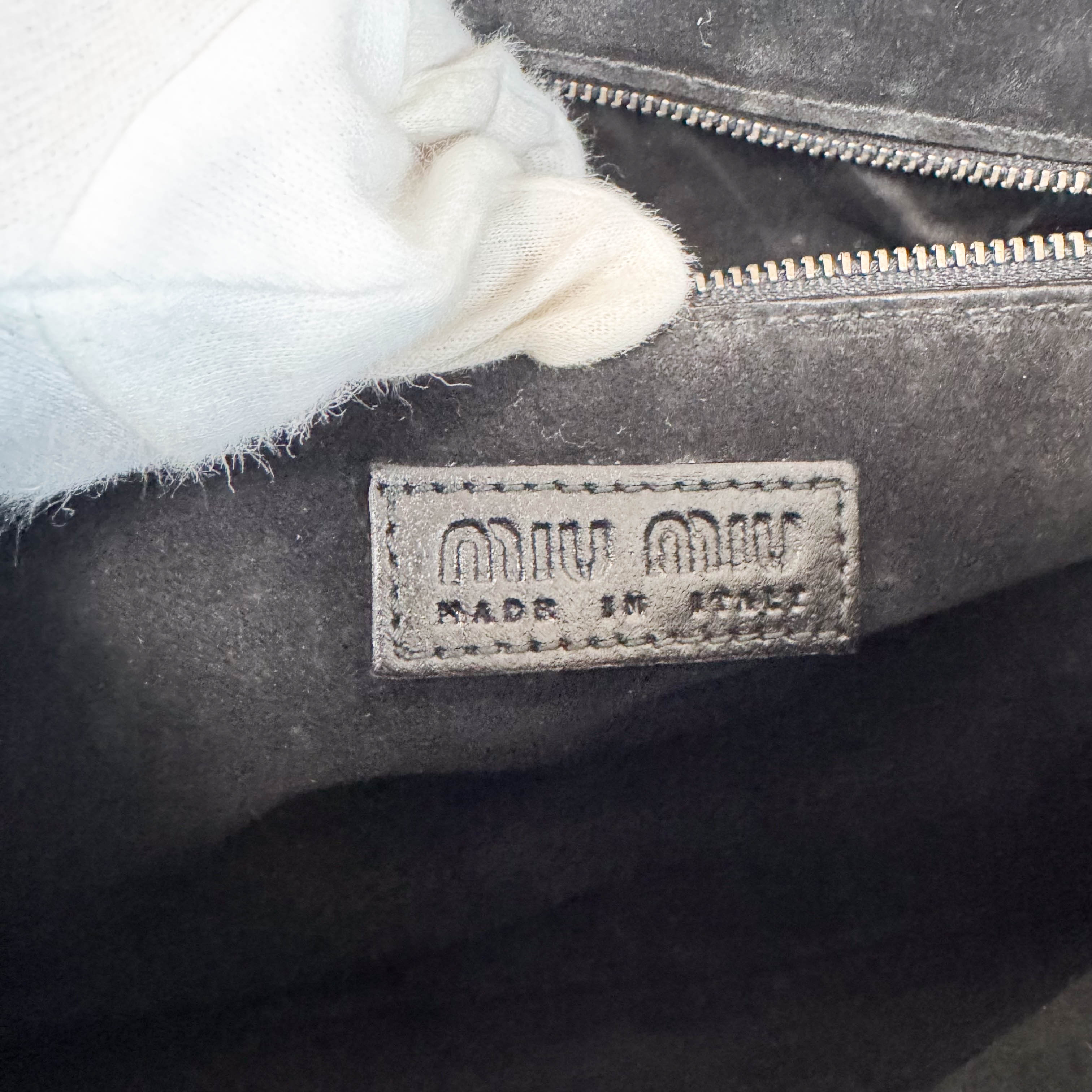 Archive Black Leather Shoulder Bag