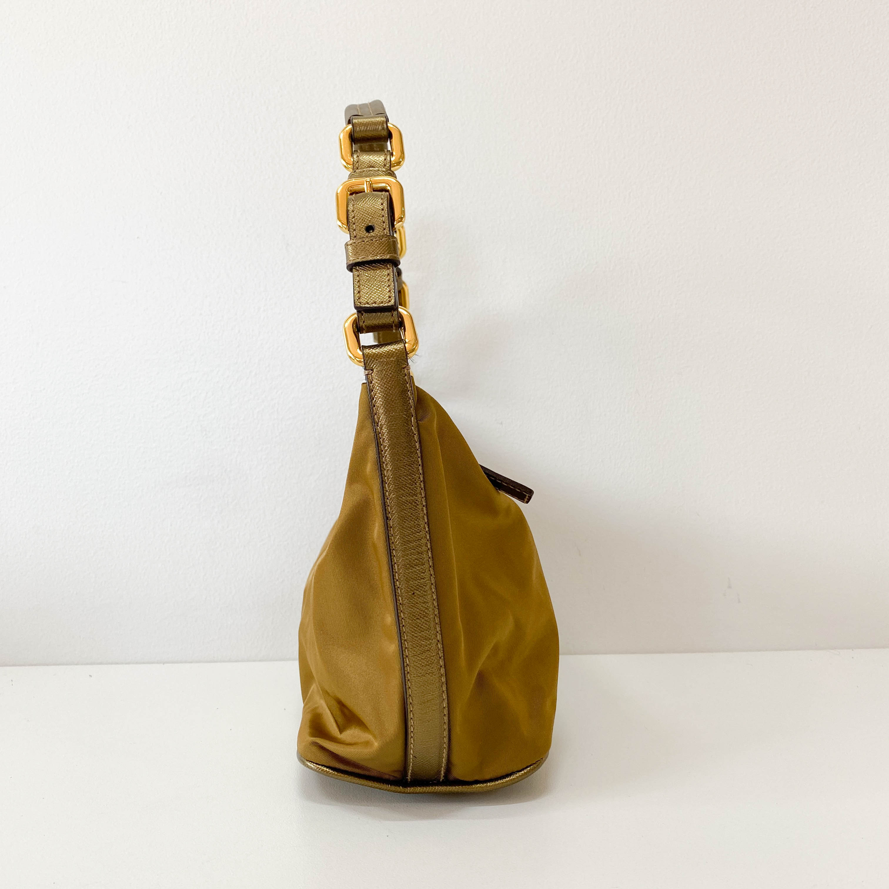Hobo Gold Shoulder Bag