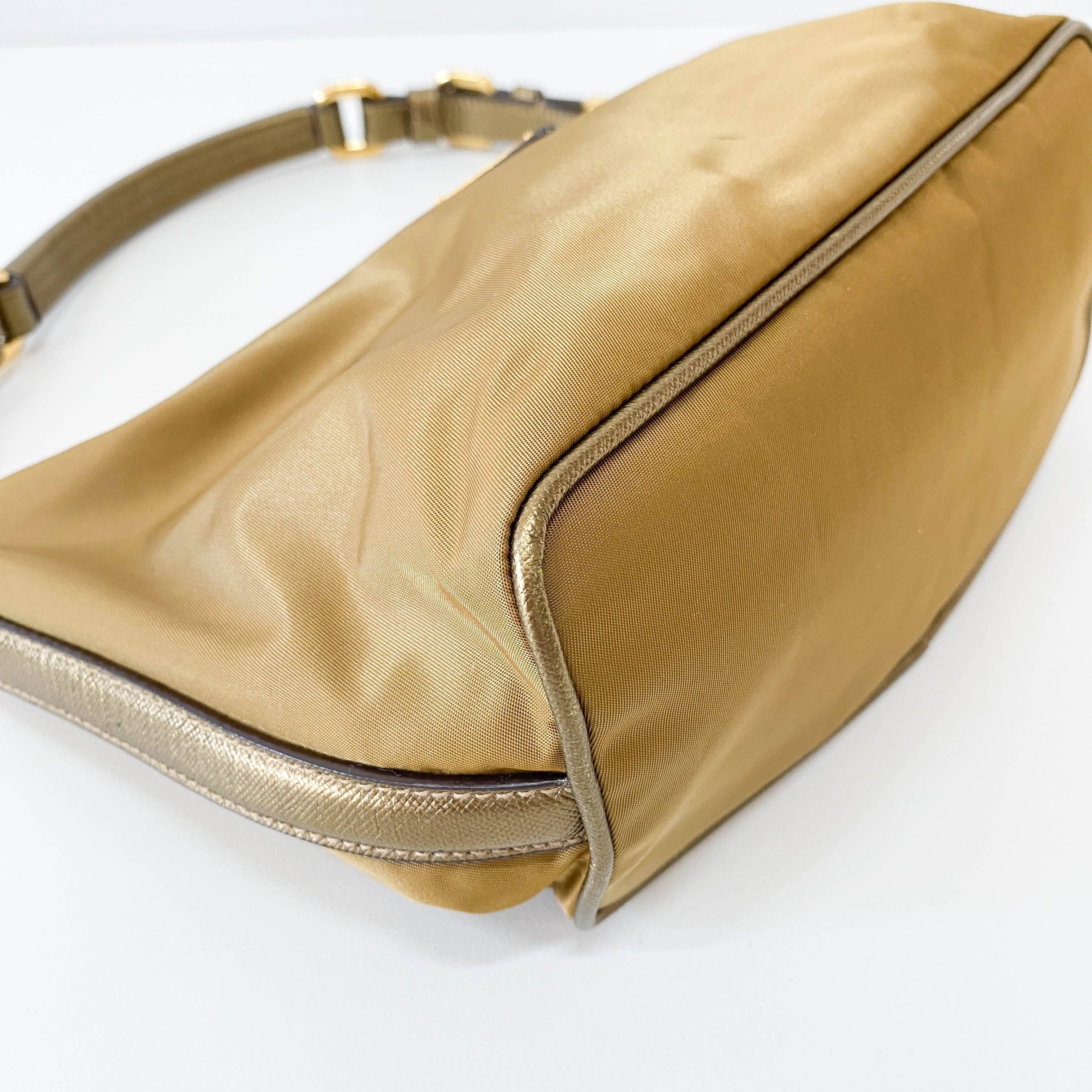 Hobo Gold Shoulder Bag