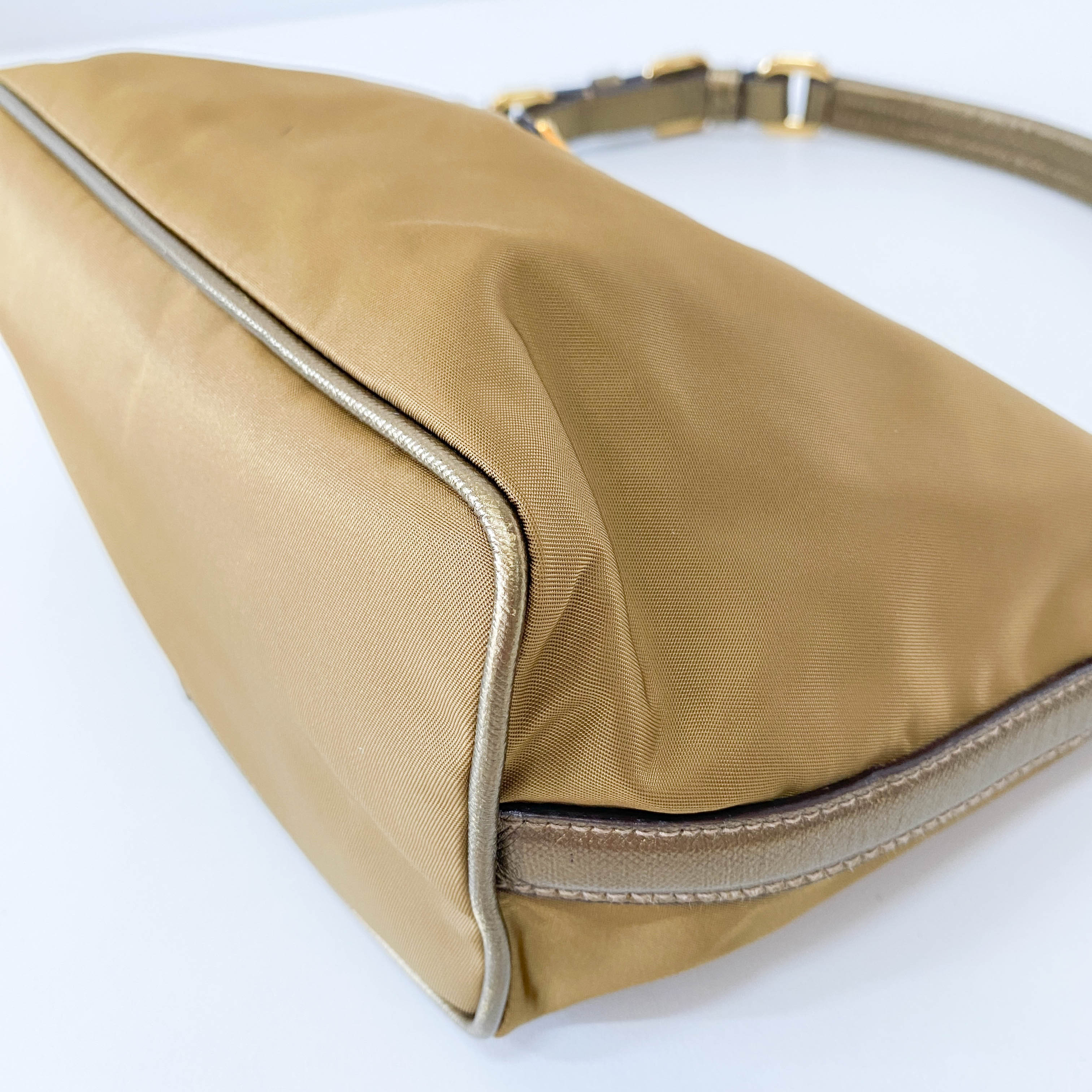 Hobo Gold Shoulder Bag