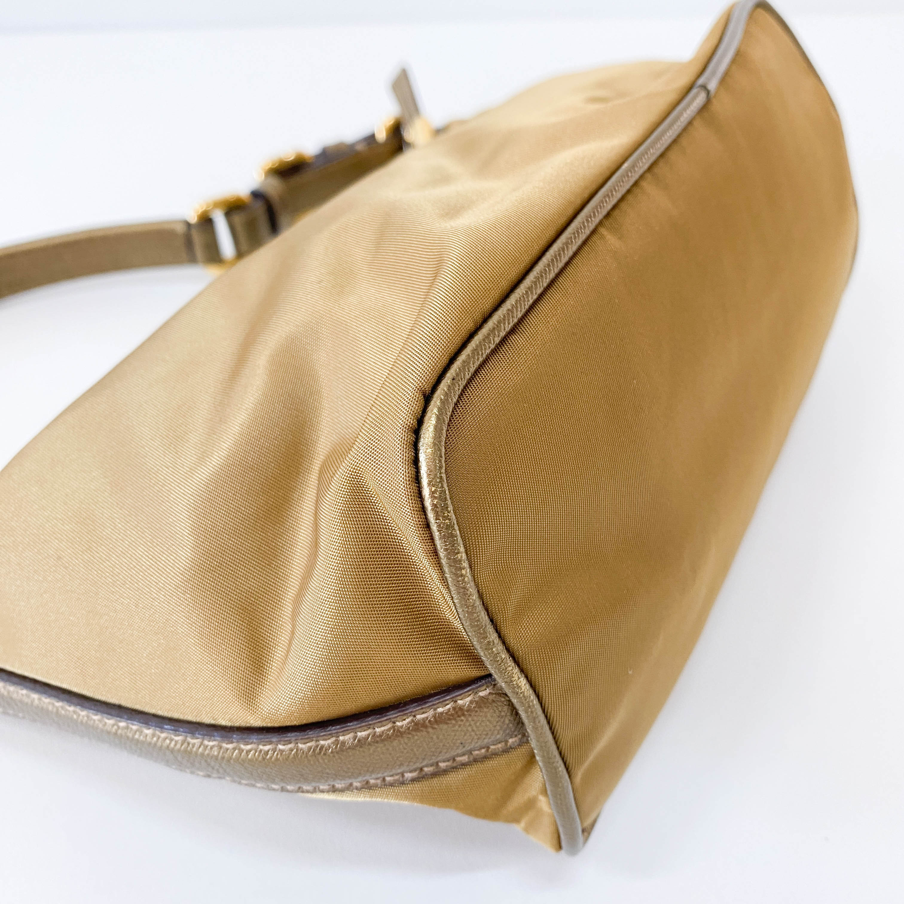 Hobo Gold Shoulder Bag
