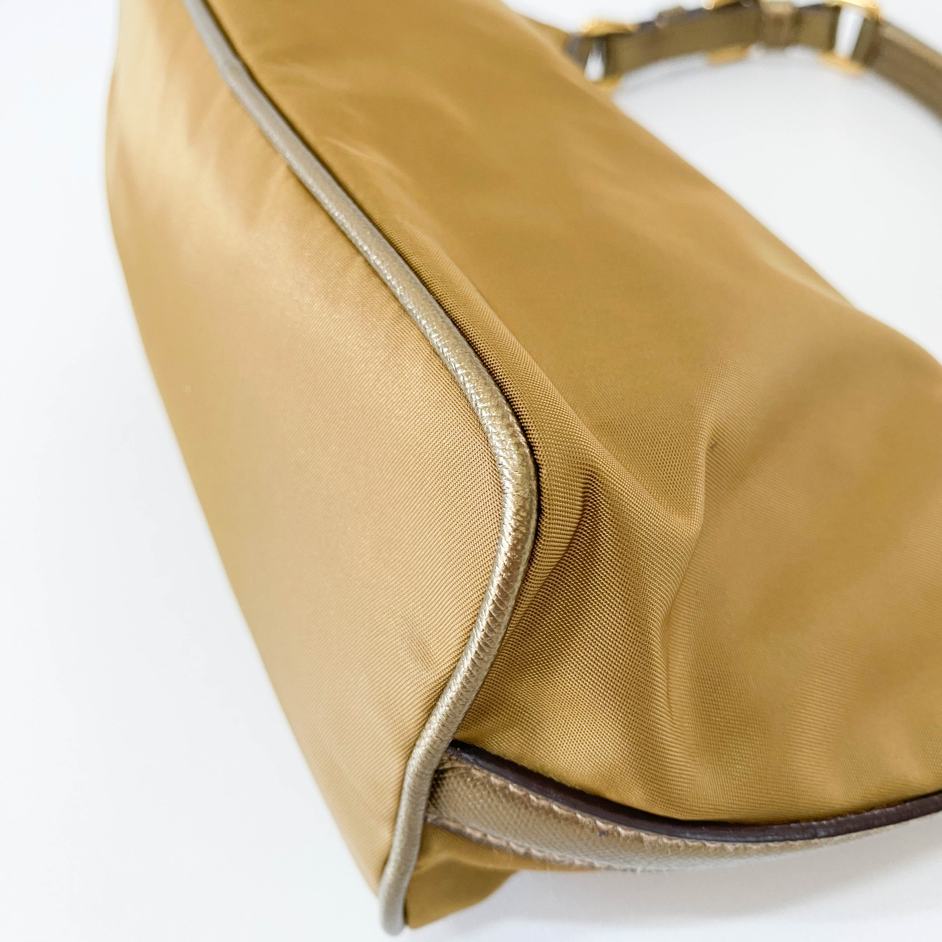 Hobo Gold Shoulder Bag