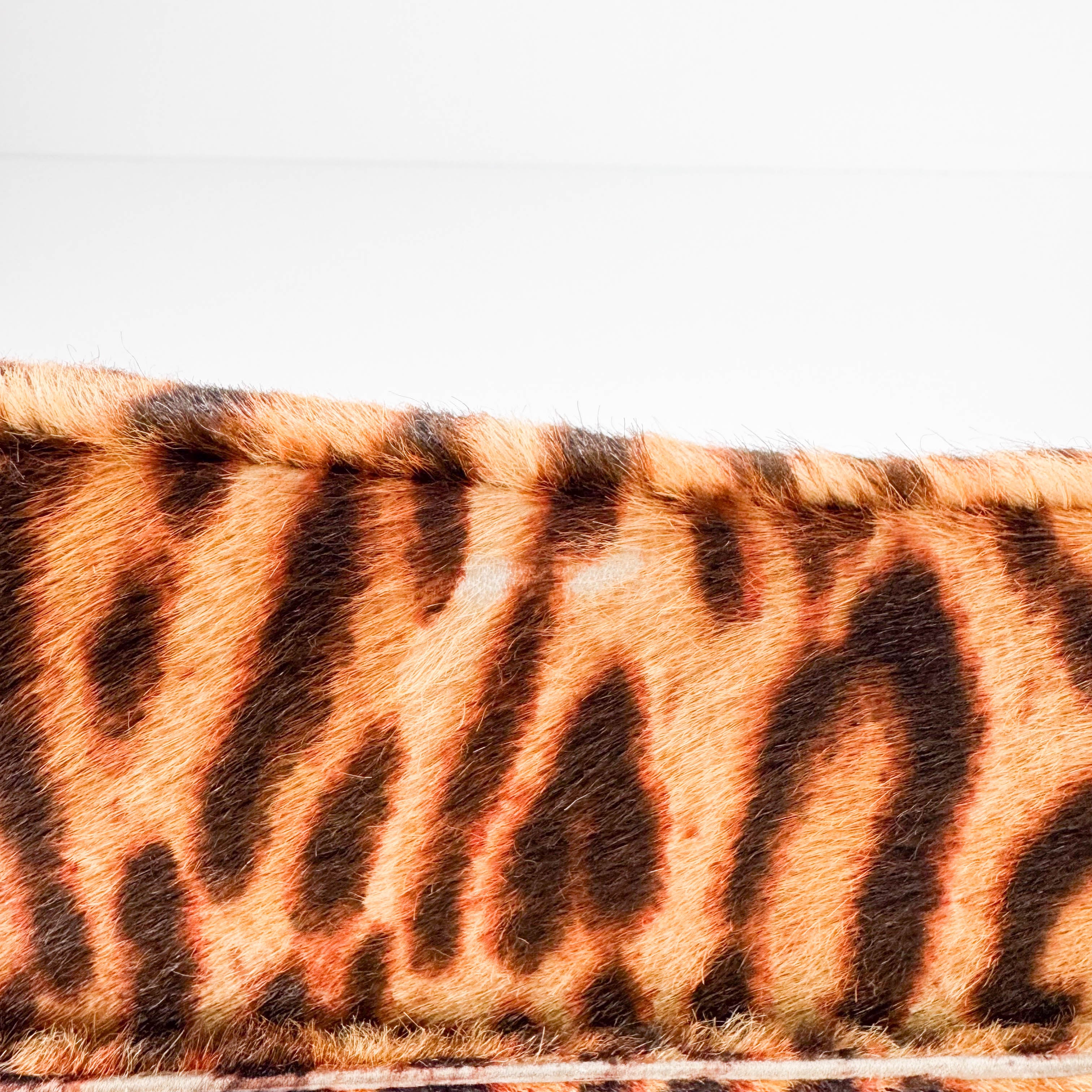 Saddle Leopard Pony Hair Shoulder Bag