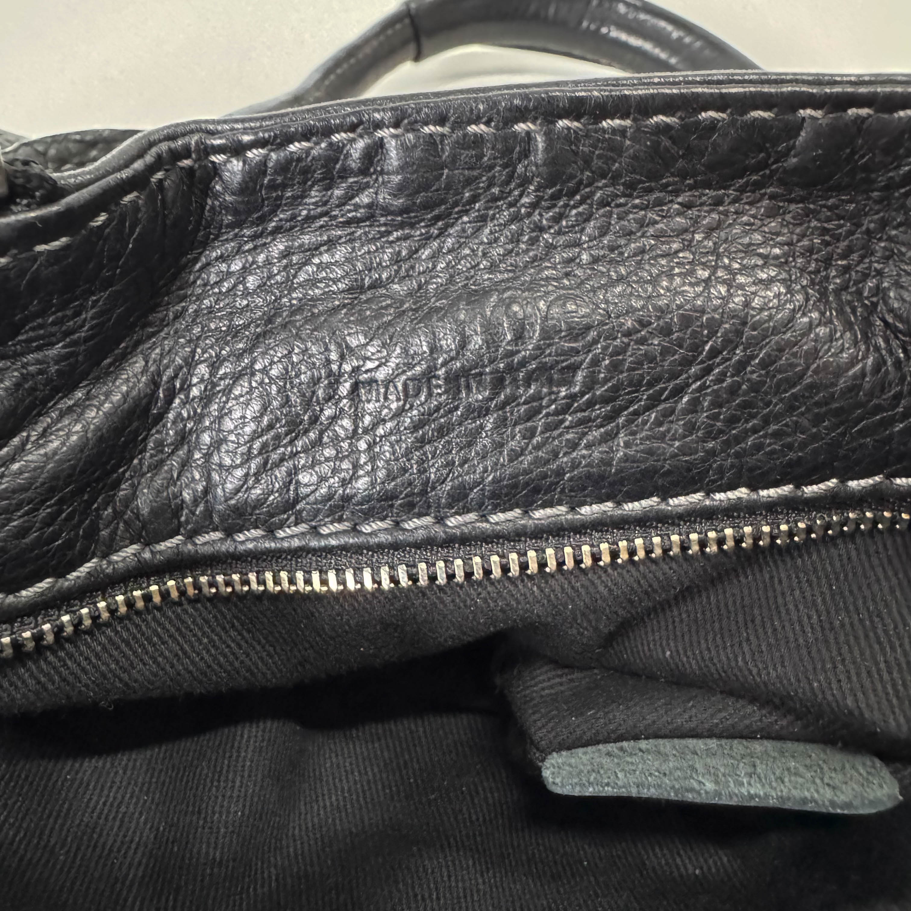 Paddignton Black Leather Bag