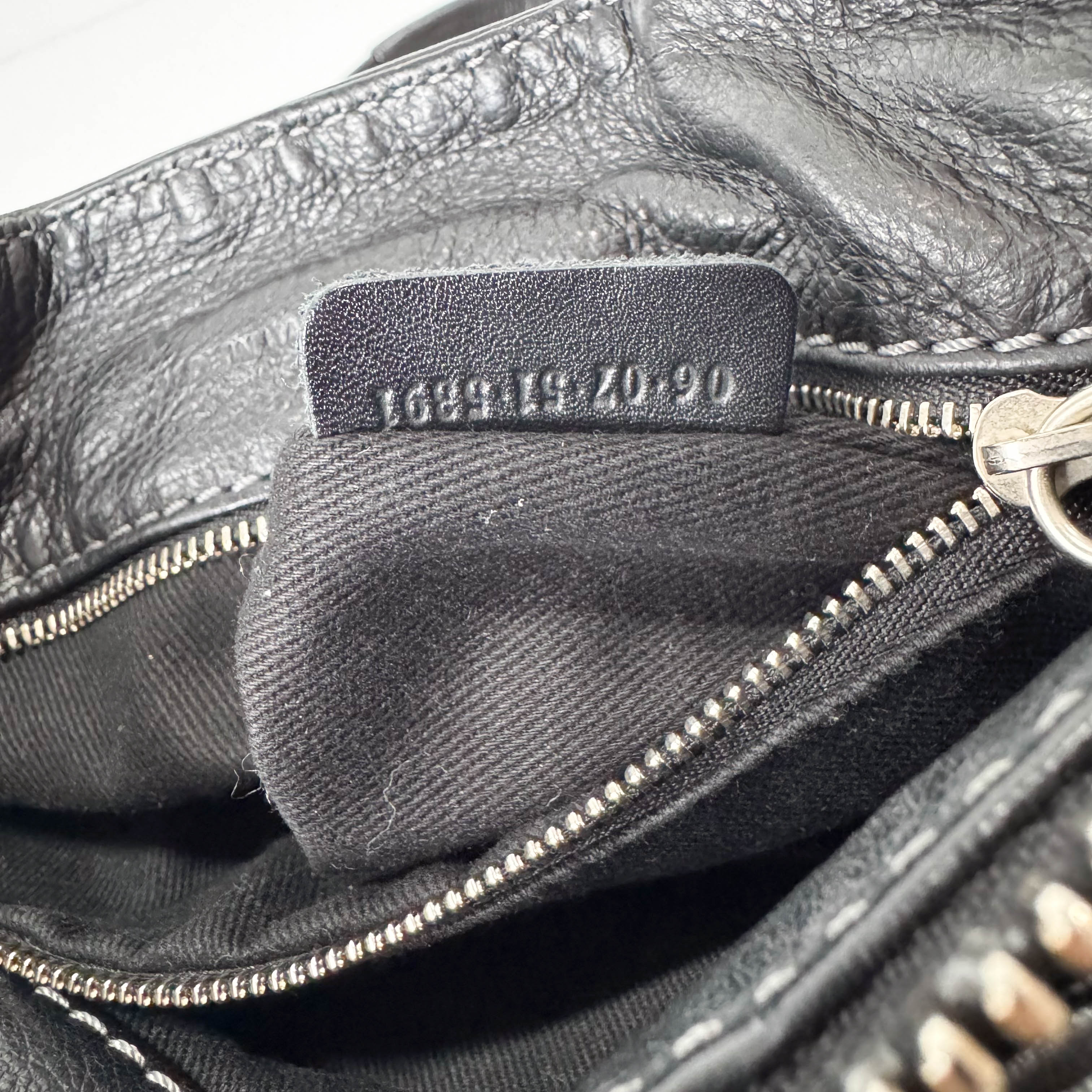 Paddignton Black Leather Bag