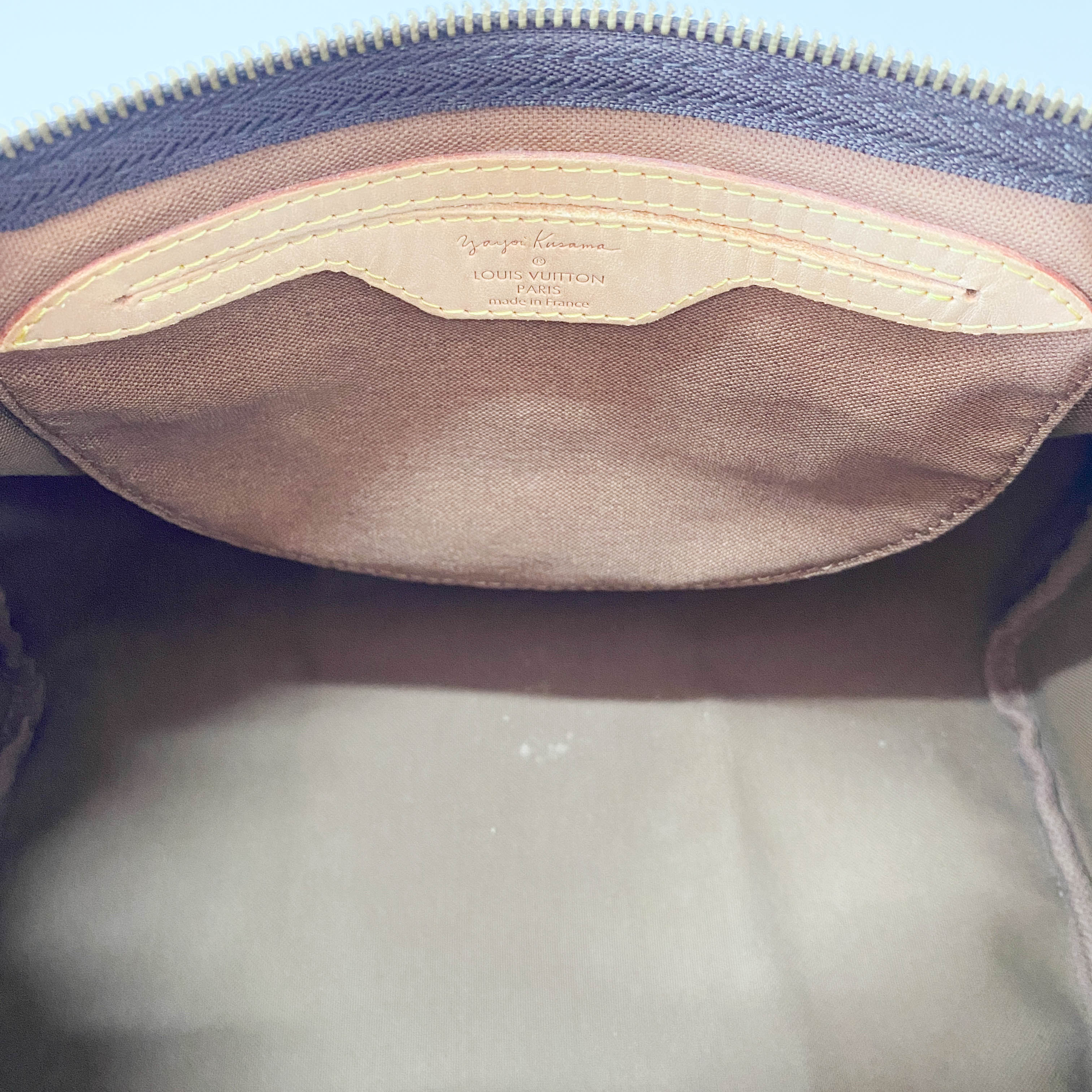 Yayoi Kusama Monogram Pumpkin Dot Speedy 30 Red