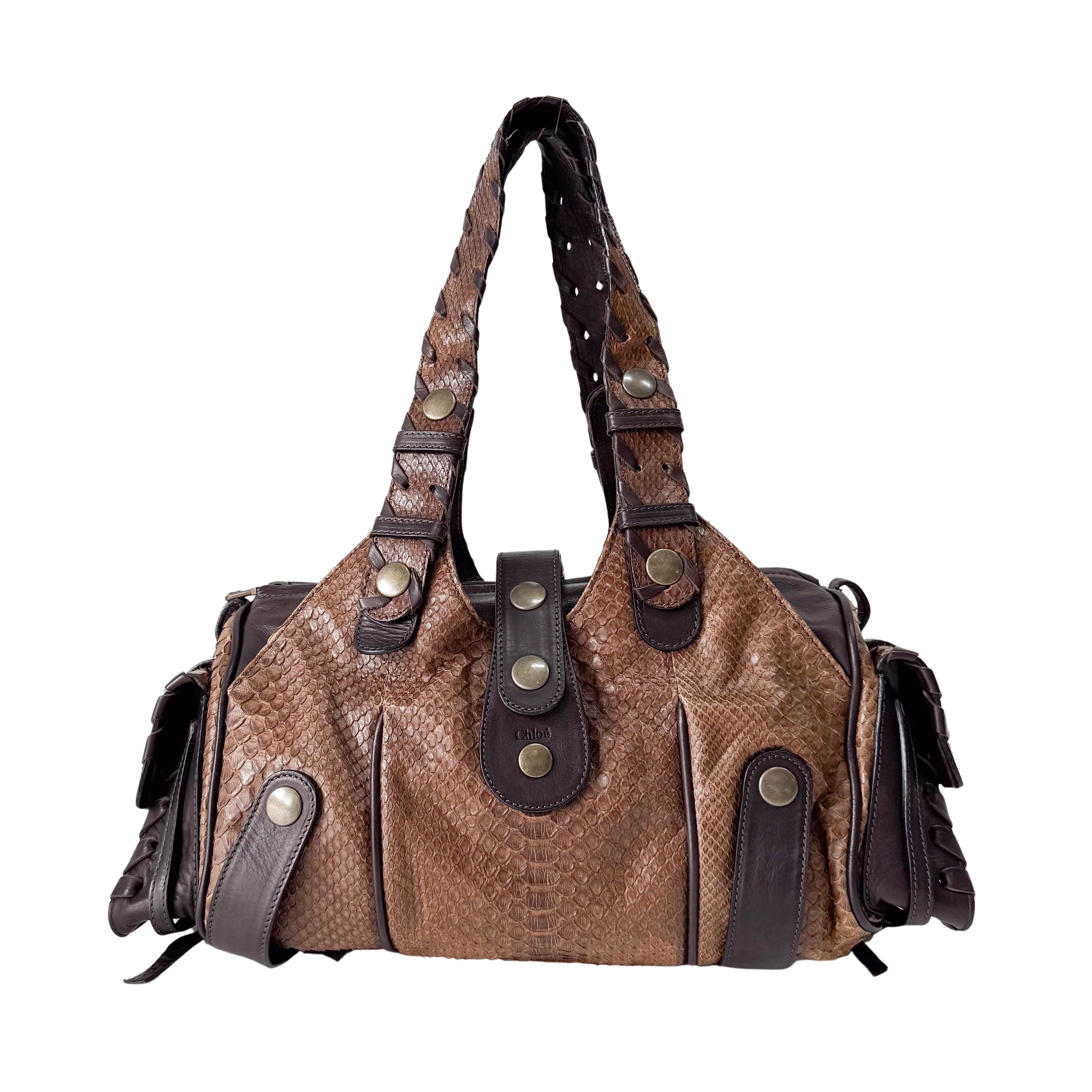 Brown Leather Shoulder Bag