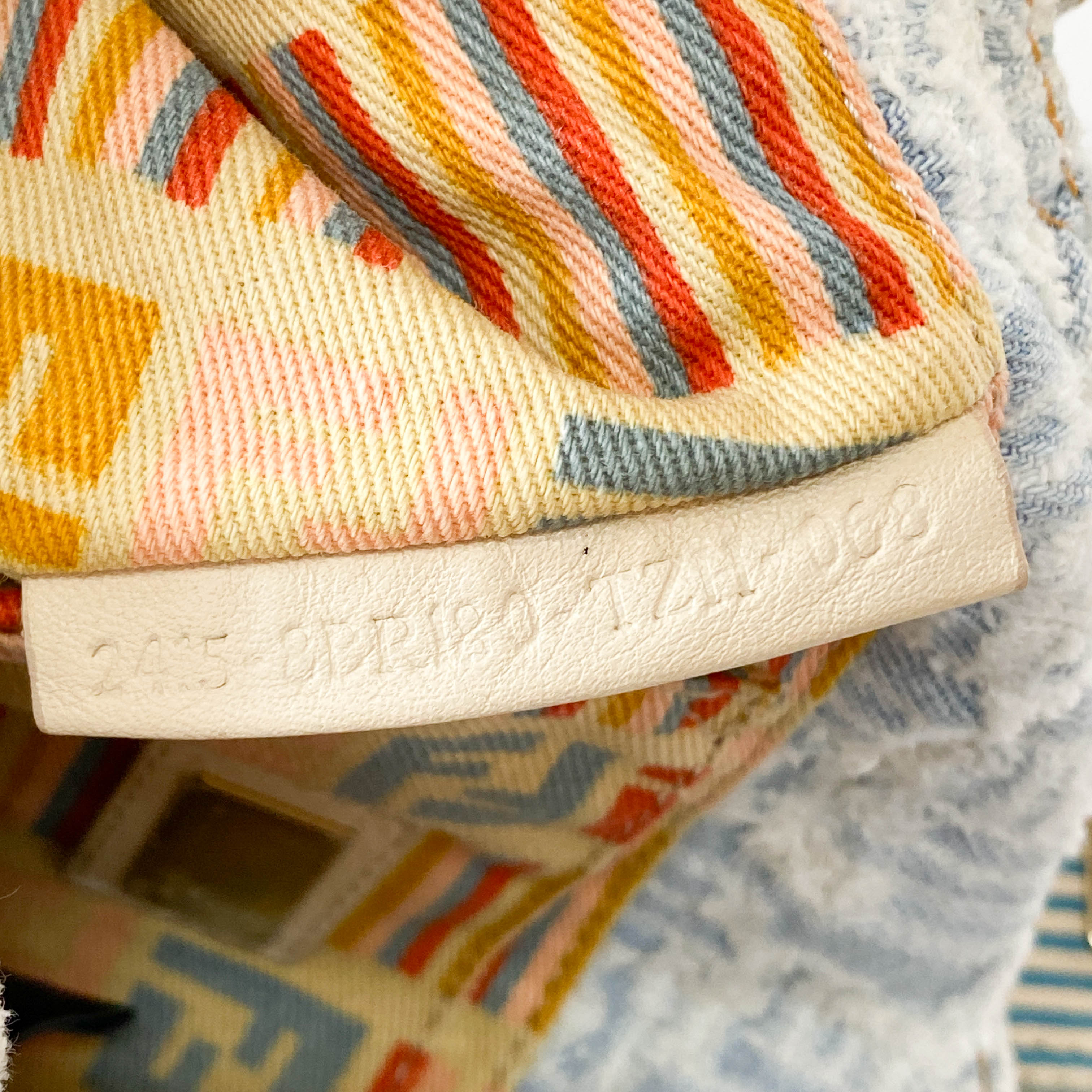 Mini Mamma Baguette Zucca Light Blue Denim Bag