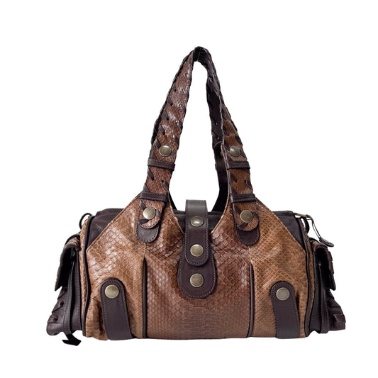 Brown Leather Shoulder Bag