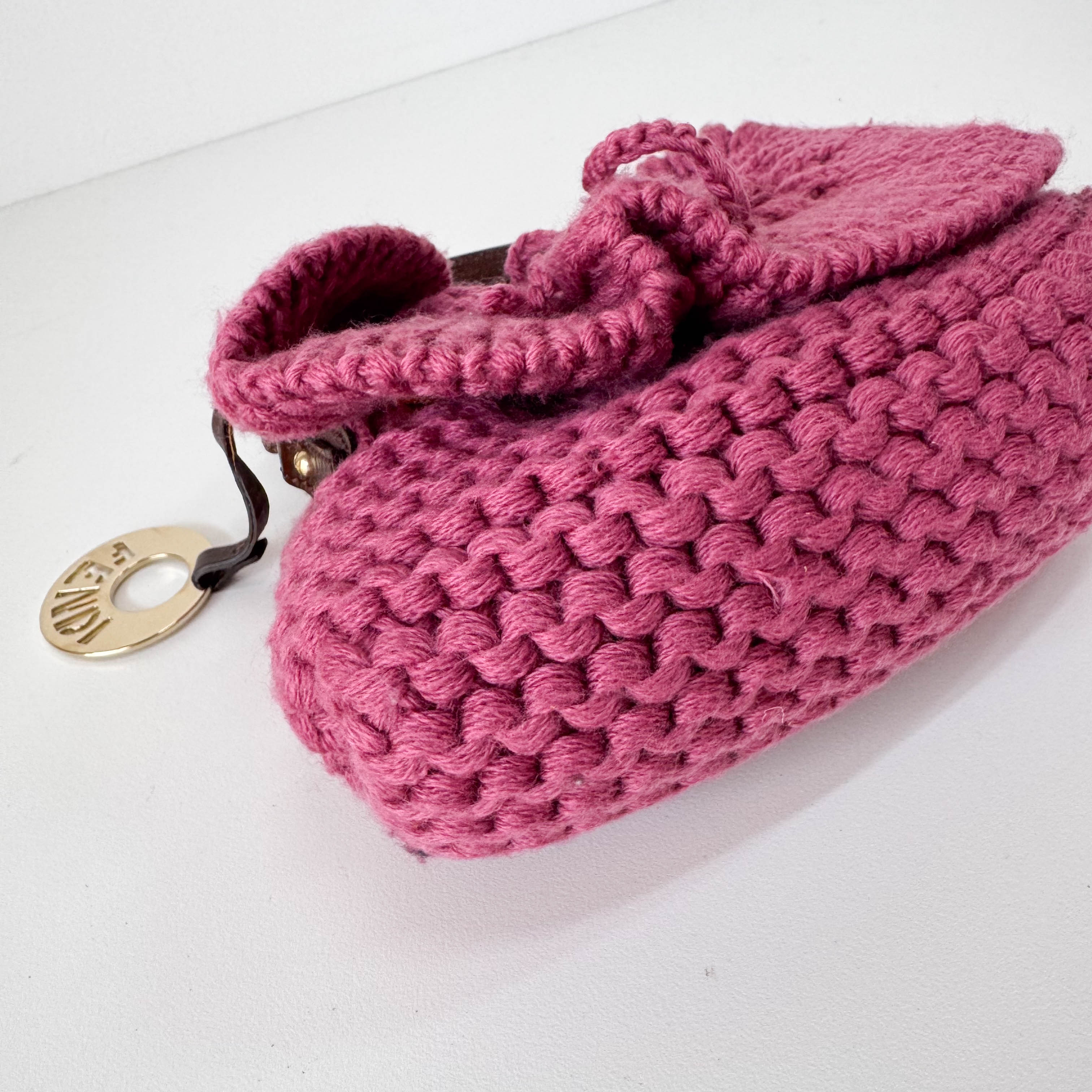 Wool Pink Mini Shoulder Bag