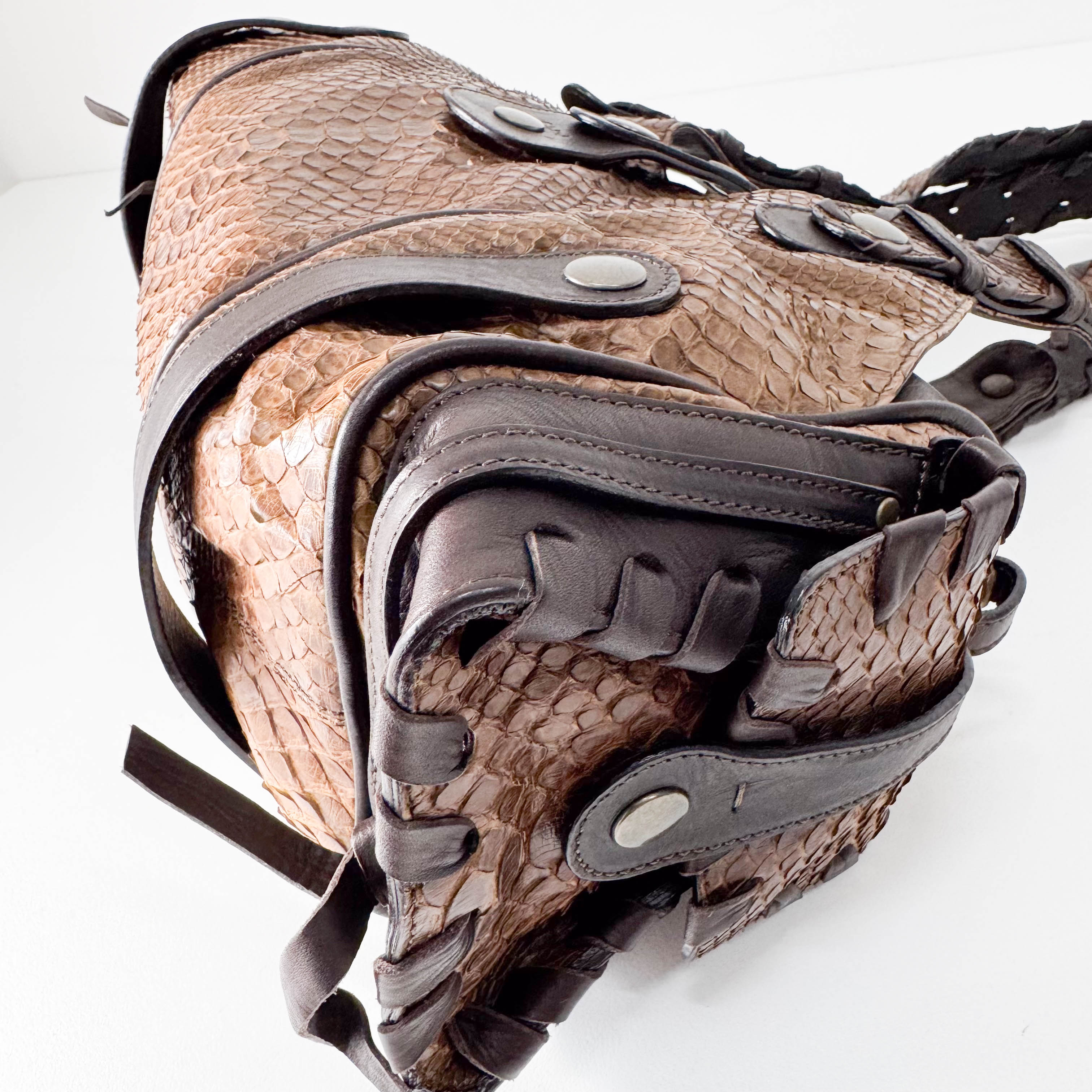 Brown Leather Shoulder Bag