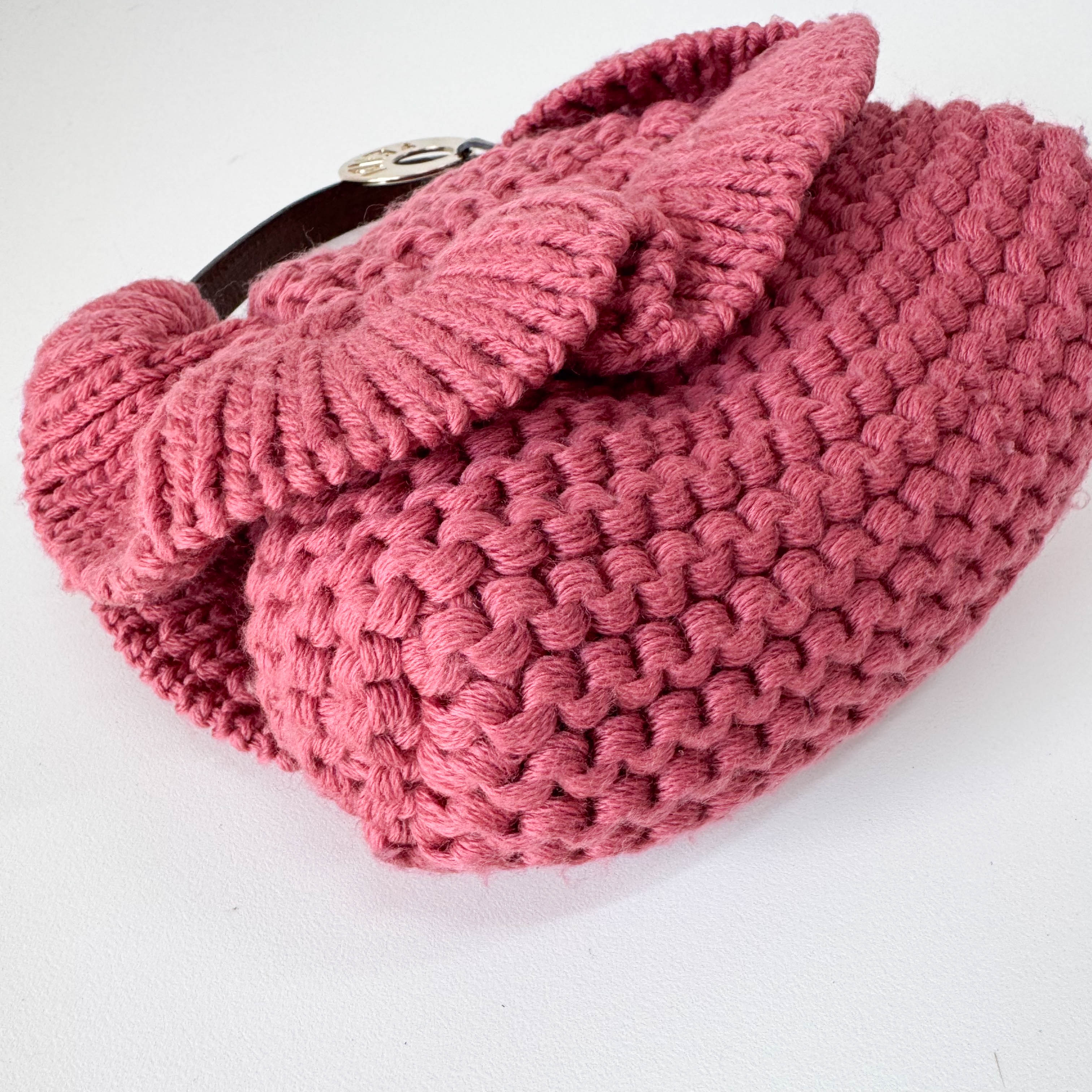 Wool Pink Mini Shoulder Bag