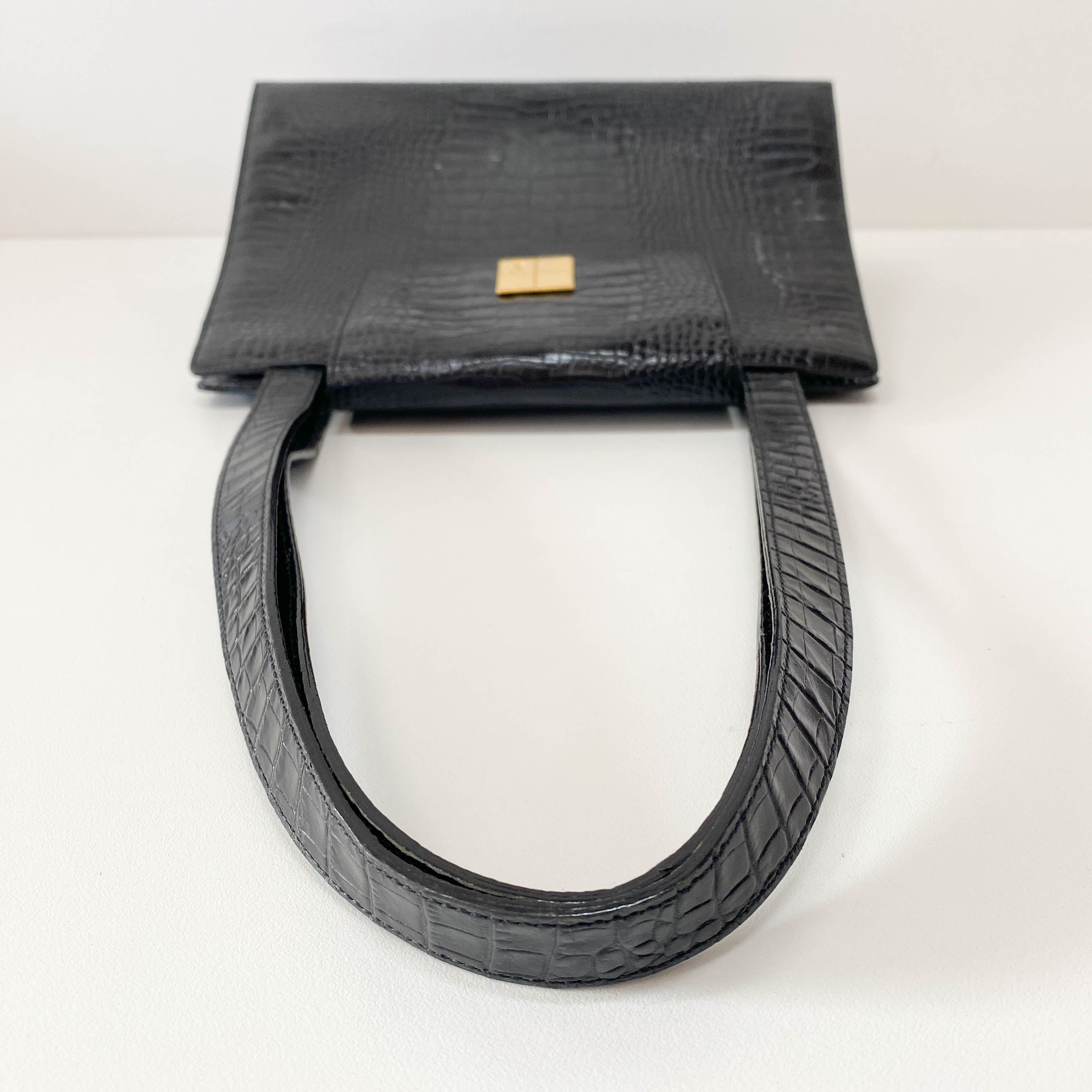 YSL Black Leather Shoulder Bag