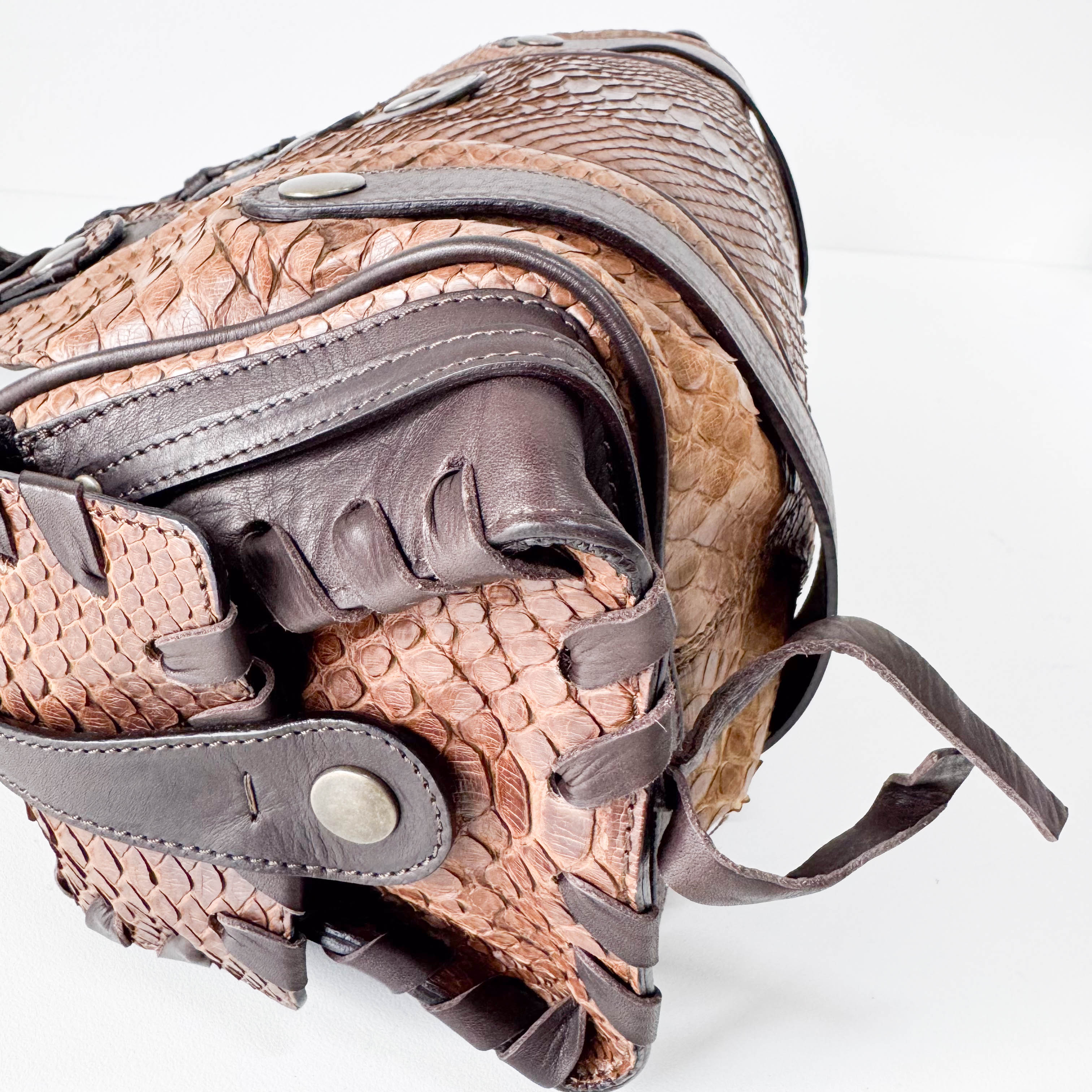 Brown Leather Shoulder Bag