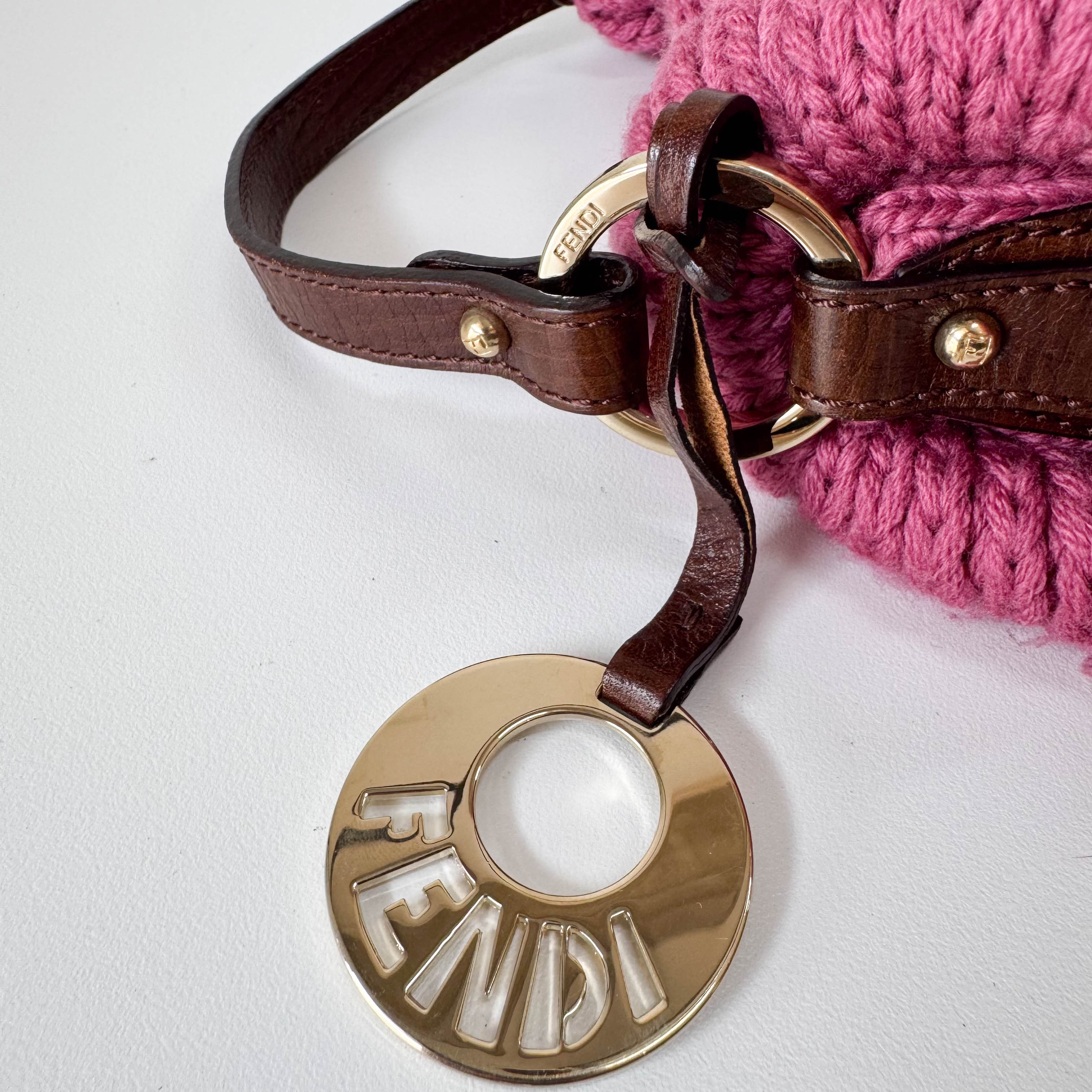 Wool Pink Mini Shoulder Bag