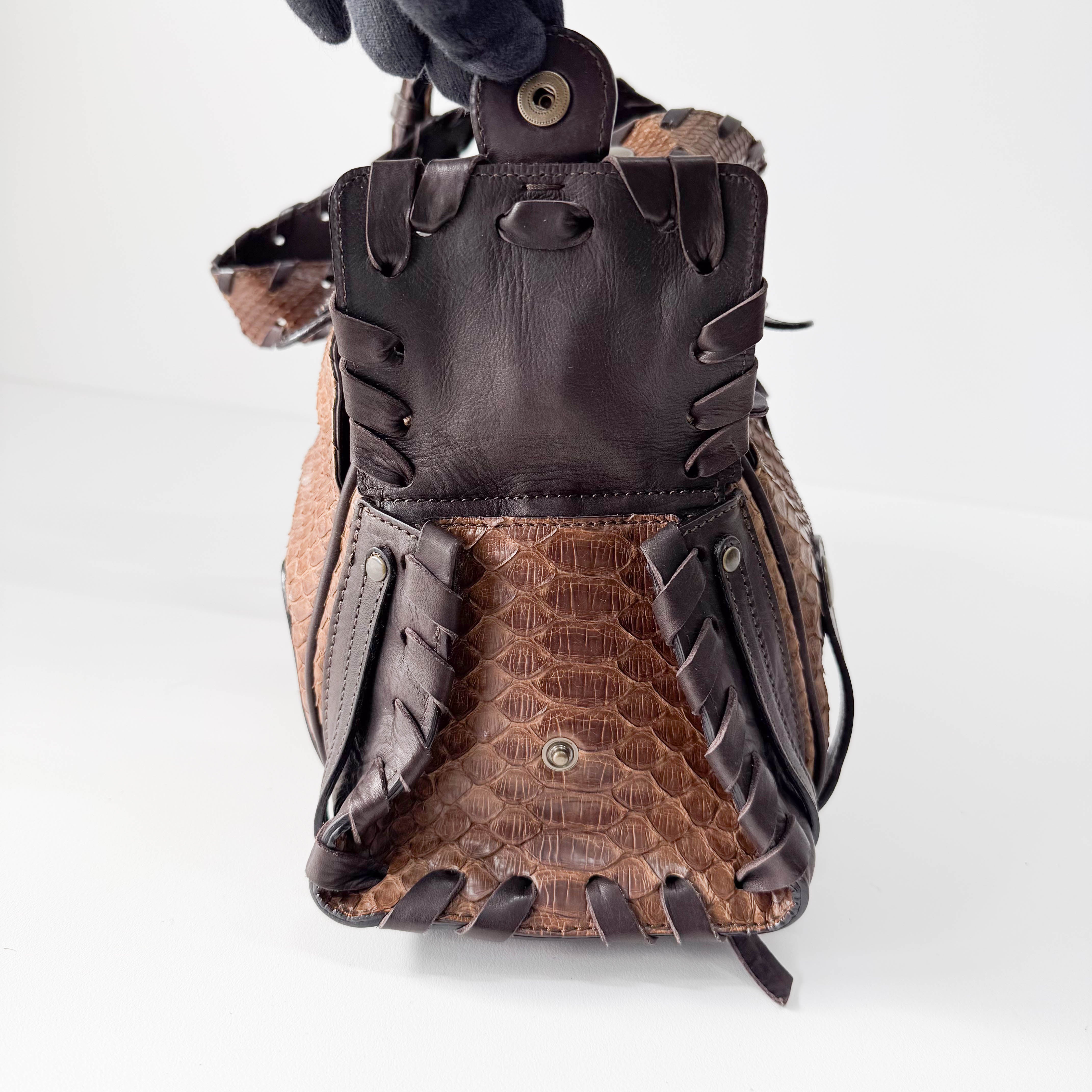 Brown Leather Shoulder Bag