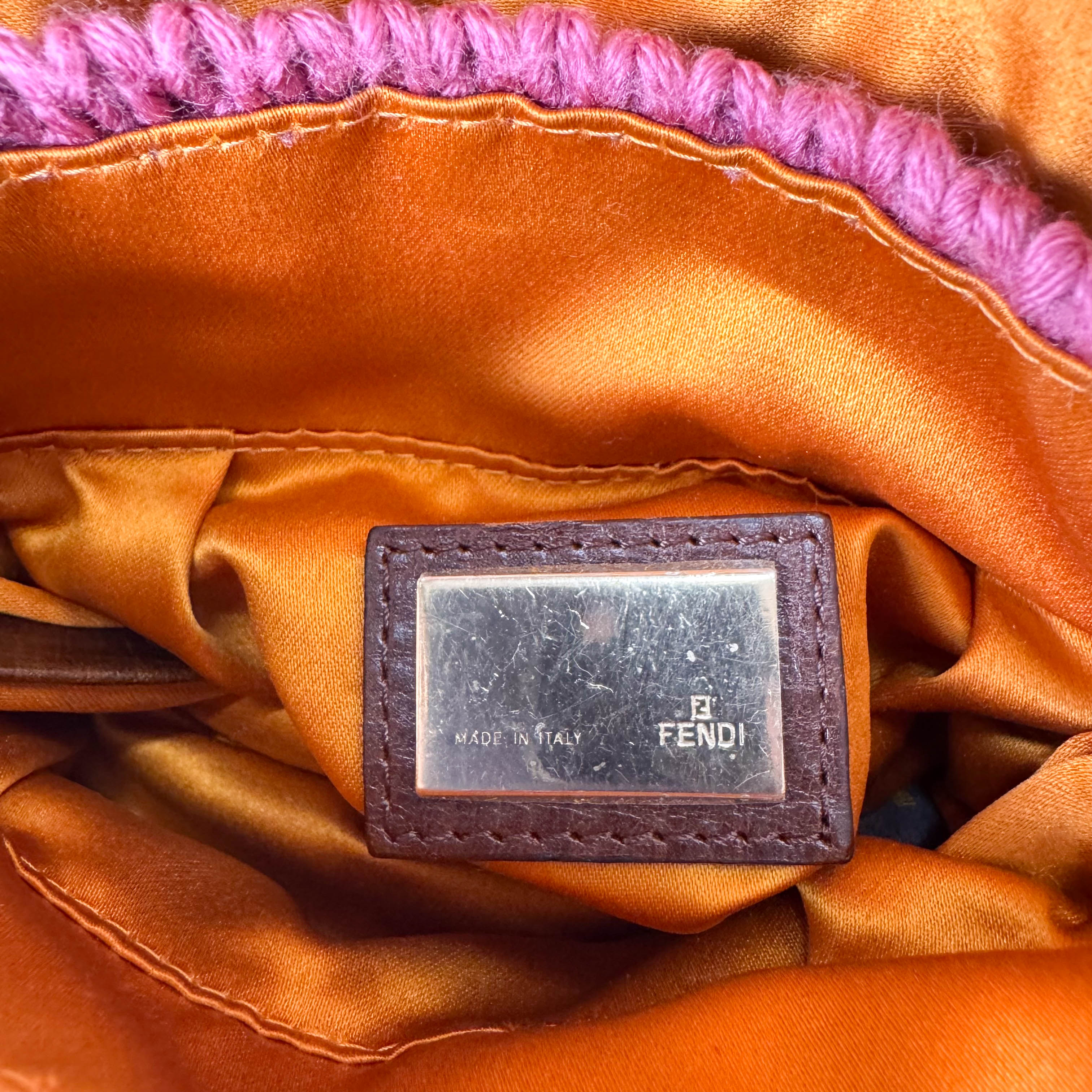 Wool Pink Mini Shoulder Bag