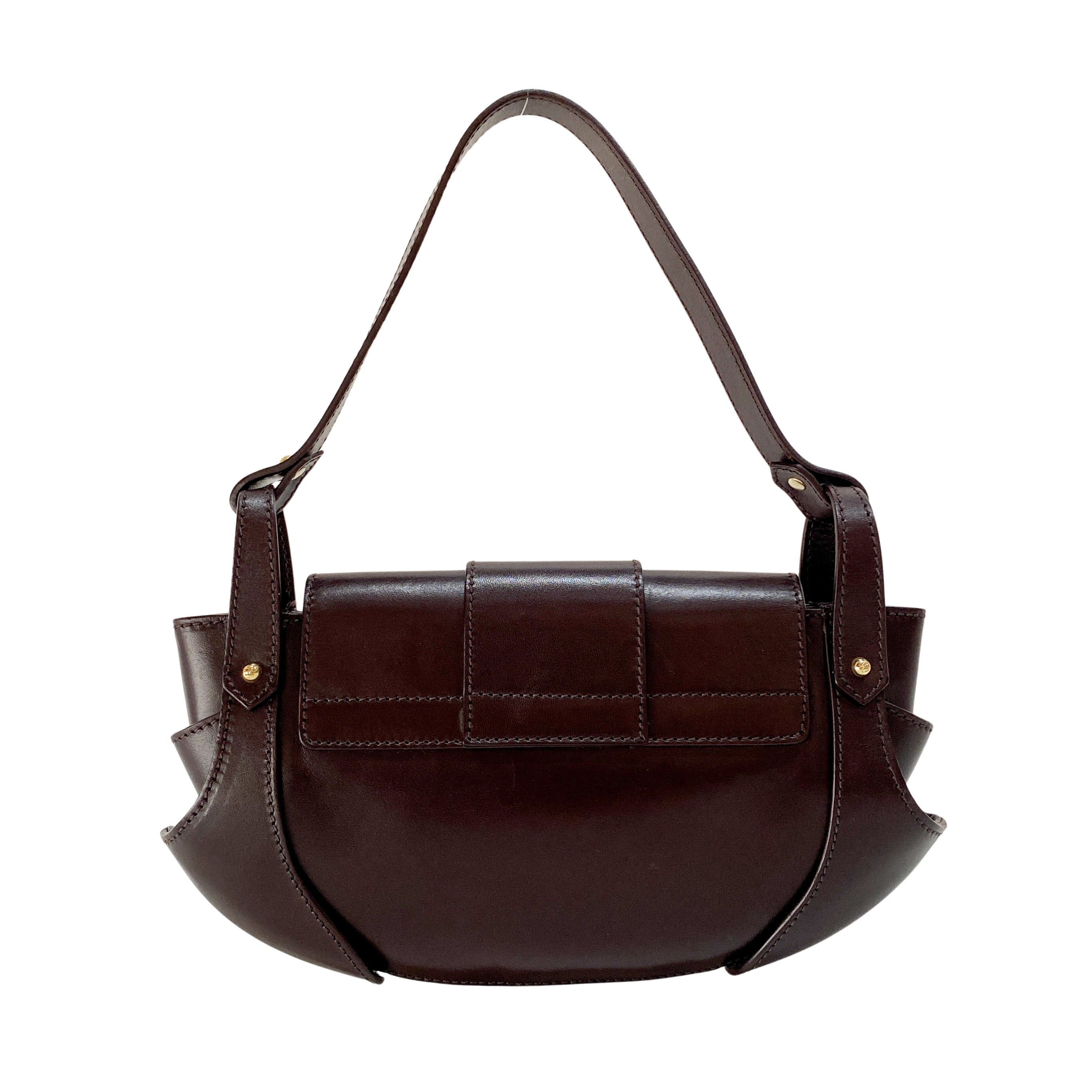 Brown Leather Shoulder Bag