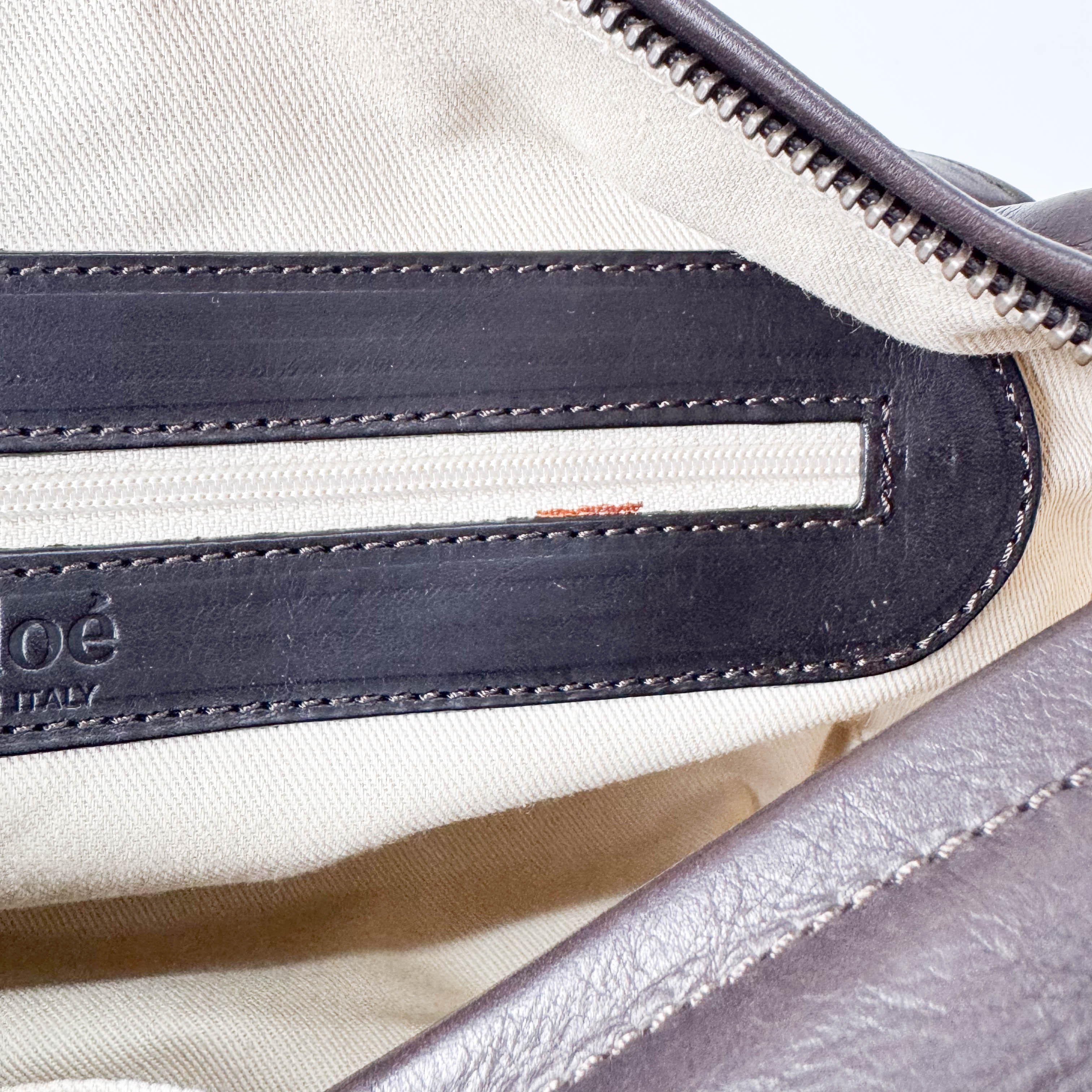 Brown Leather Shoulder Bag