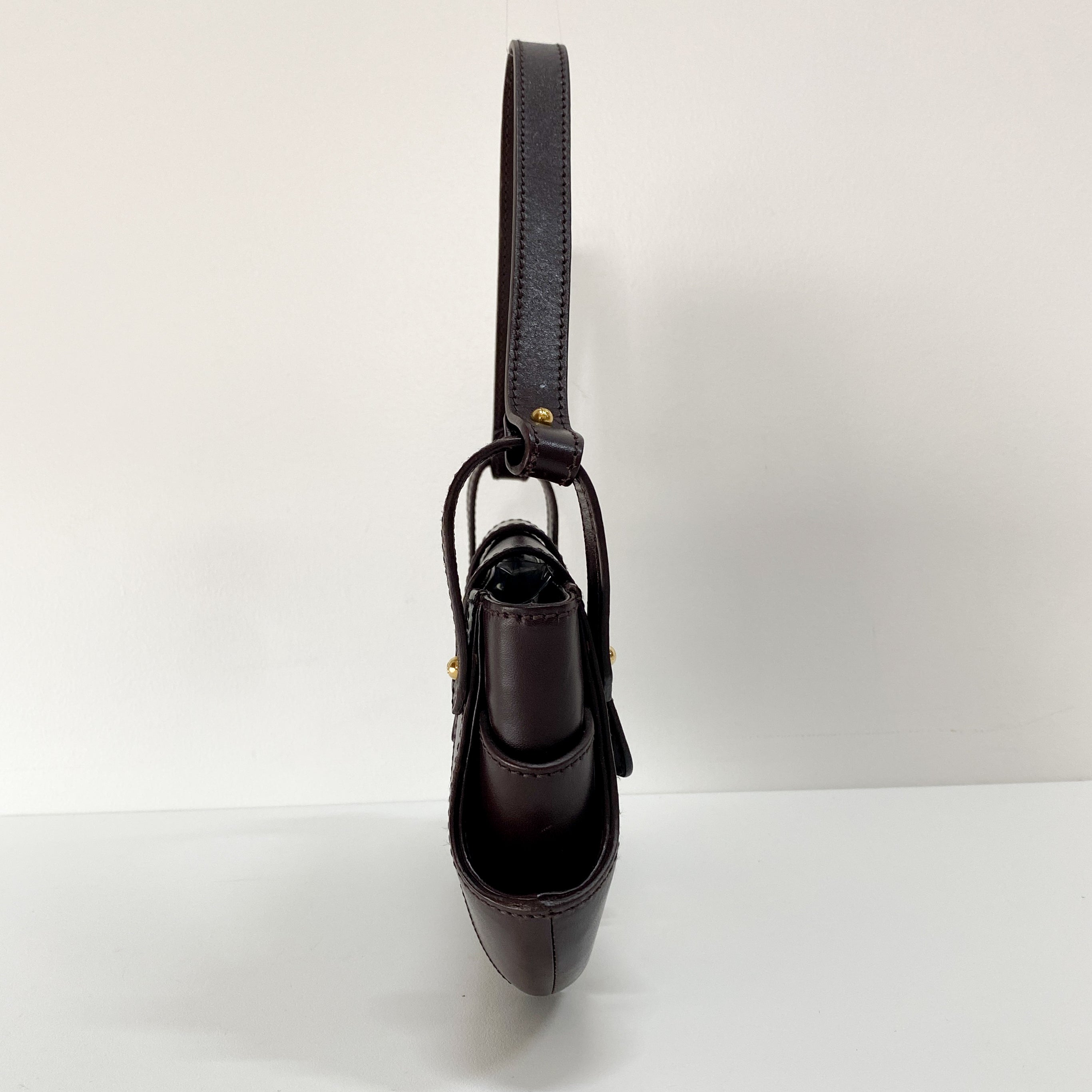 Brown Leather Shoulder Bag