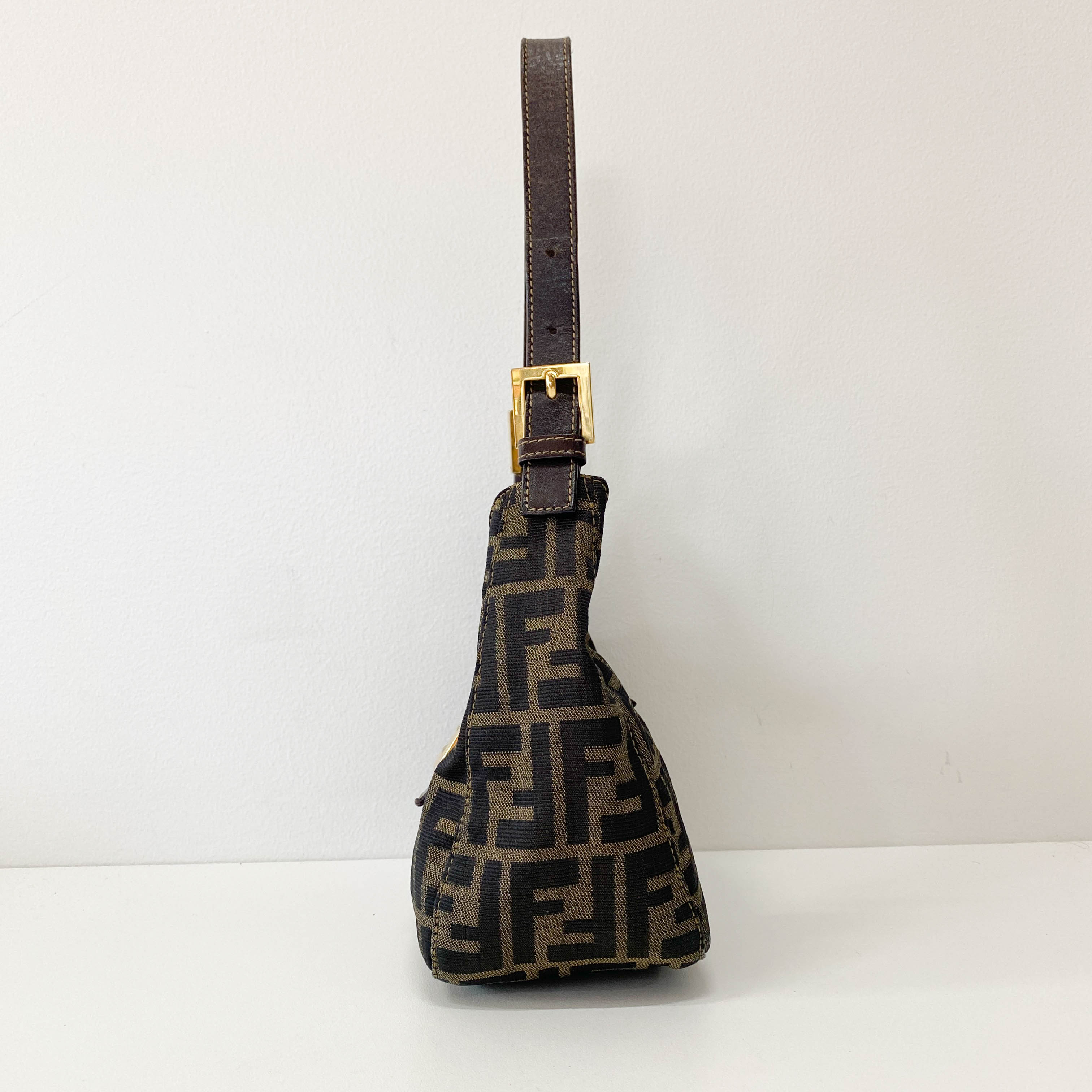 Zucca Mini Shoulder Bag with Gold Hardware