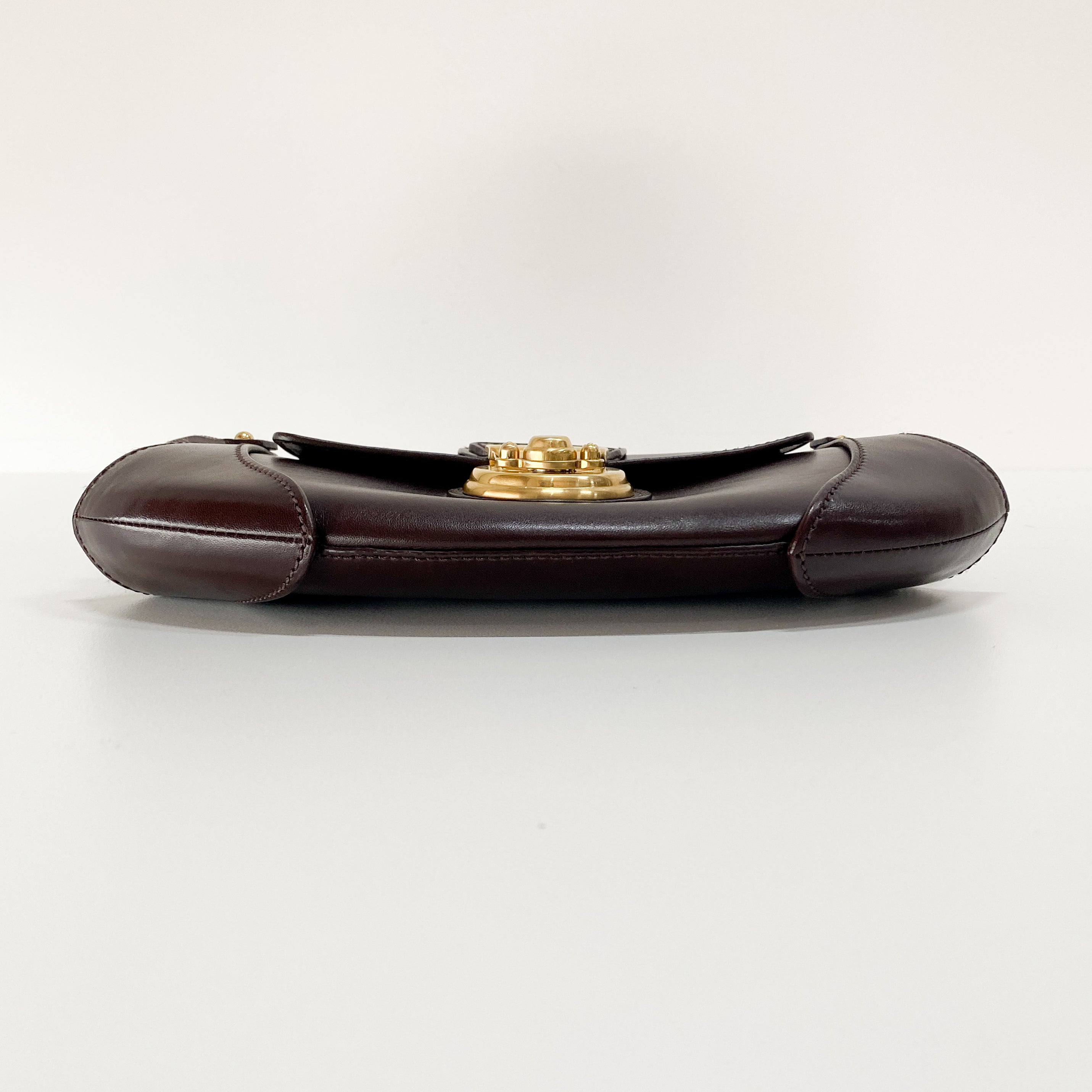 Brown Leather Shoulder Bag