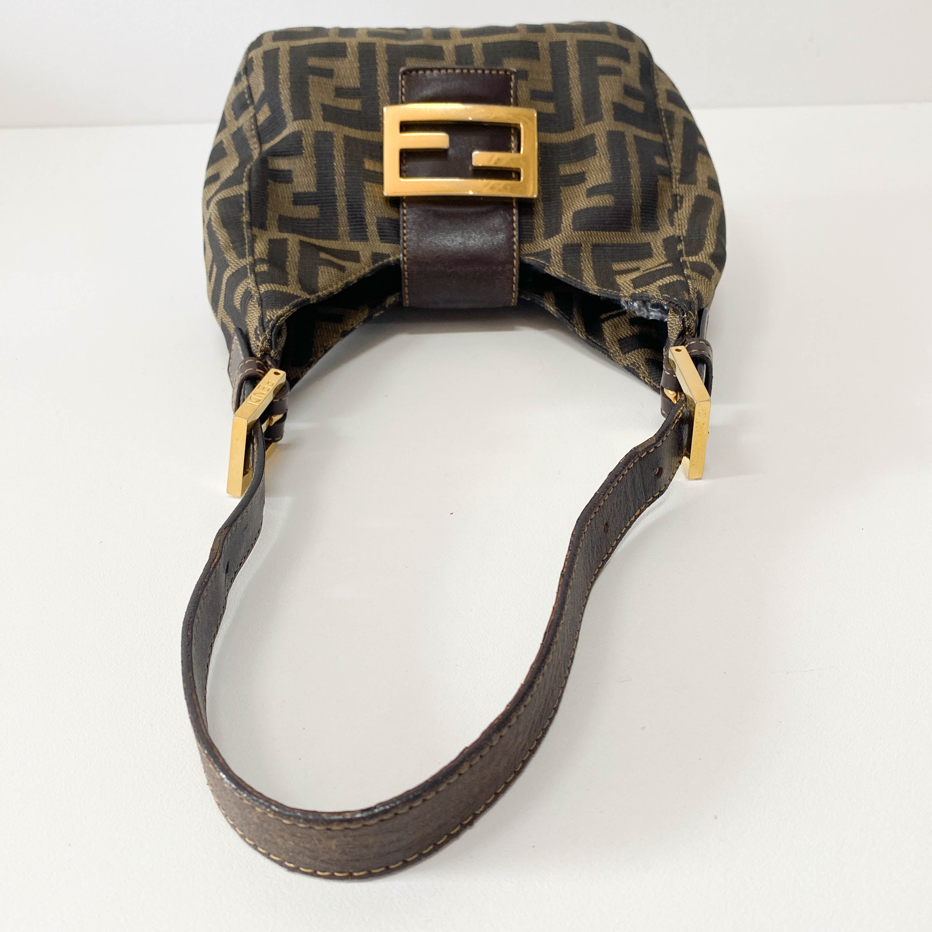 Zucca Mini Shoulder Bag with Gold Hardware