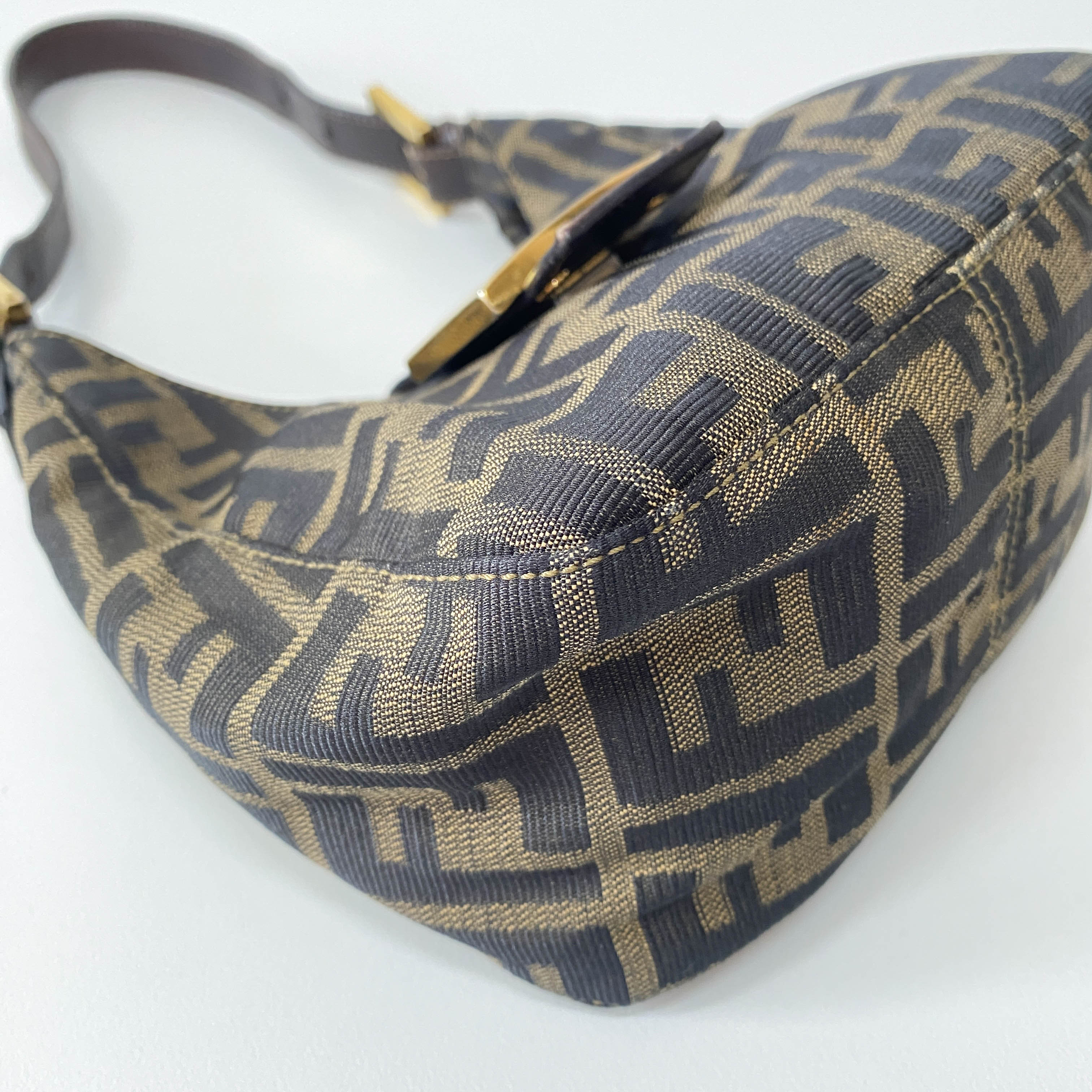 Zucca Mini Shoulder Bag with Gold Hardware