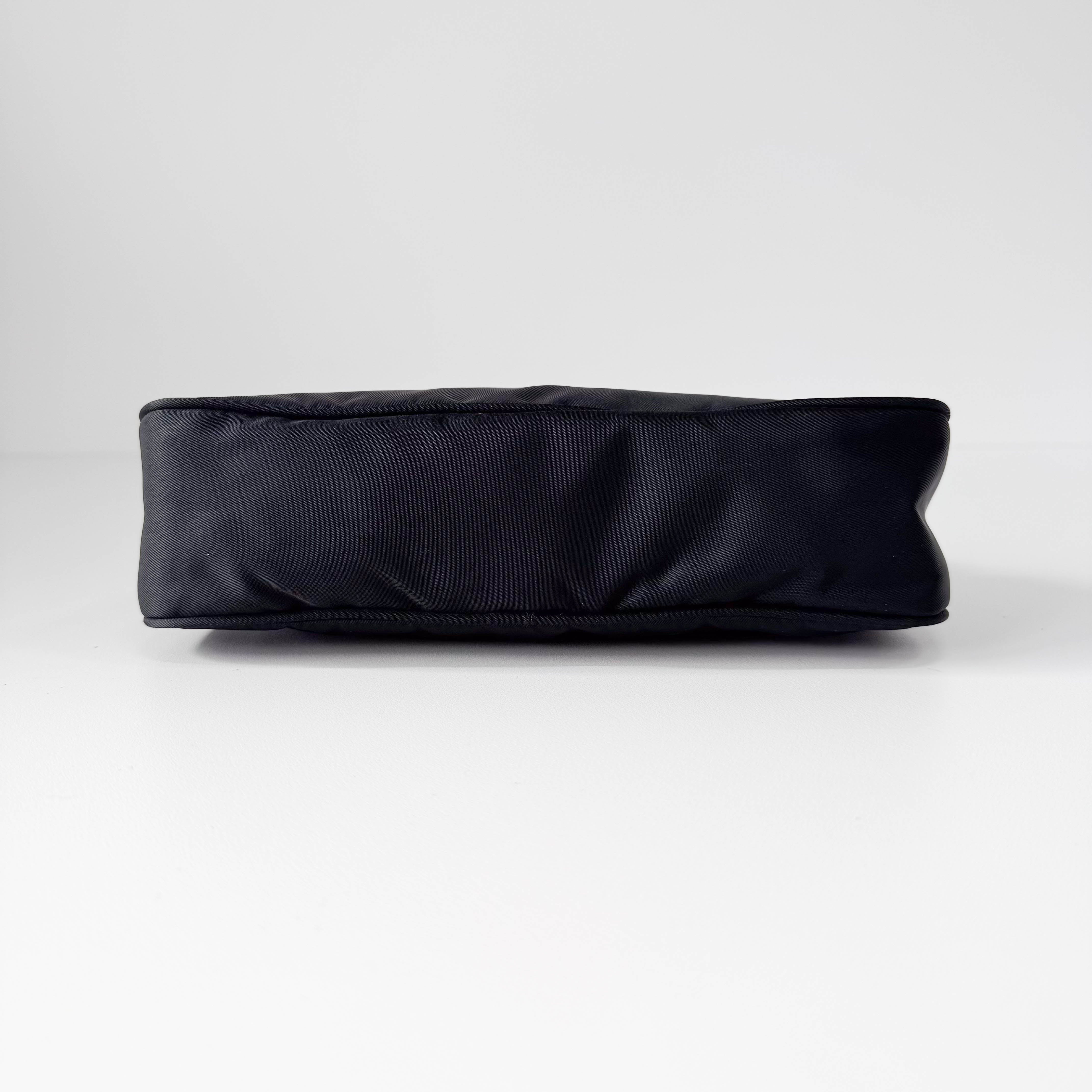 Tessuto Black Nylon Accesorie Pouch Bag