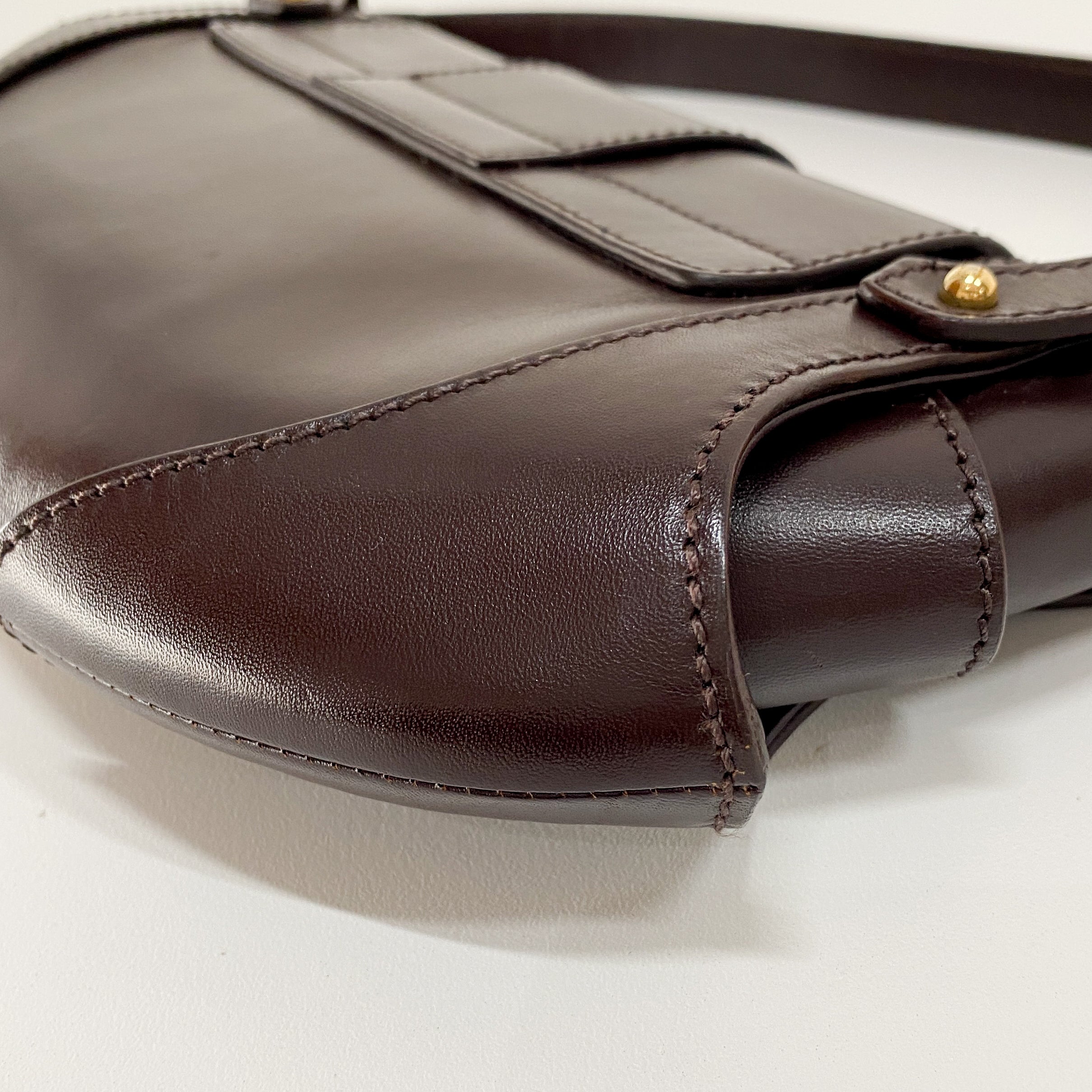 Brown Leather Shoulder Bag