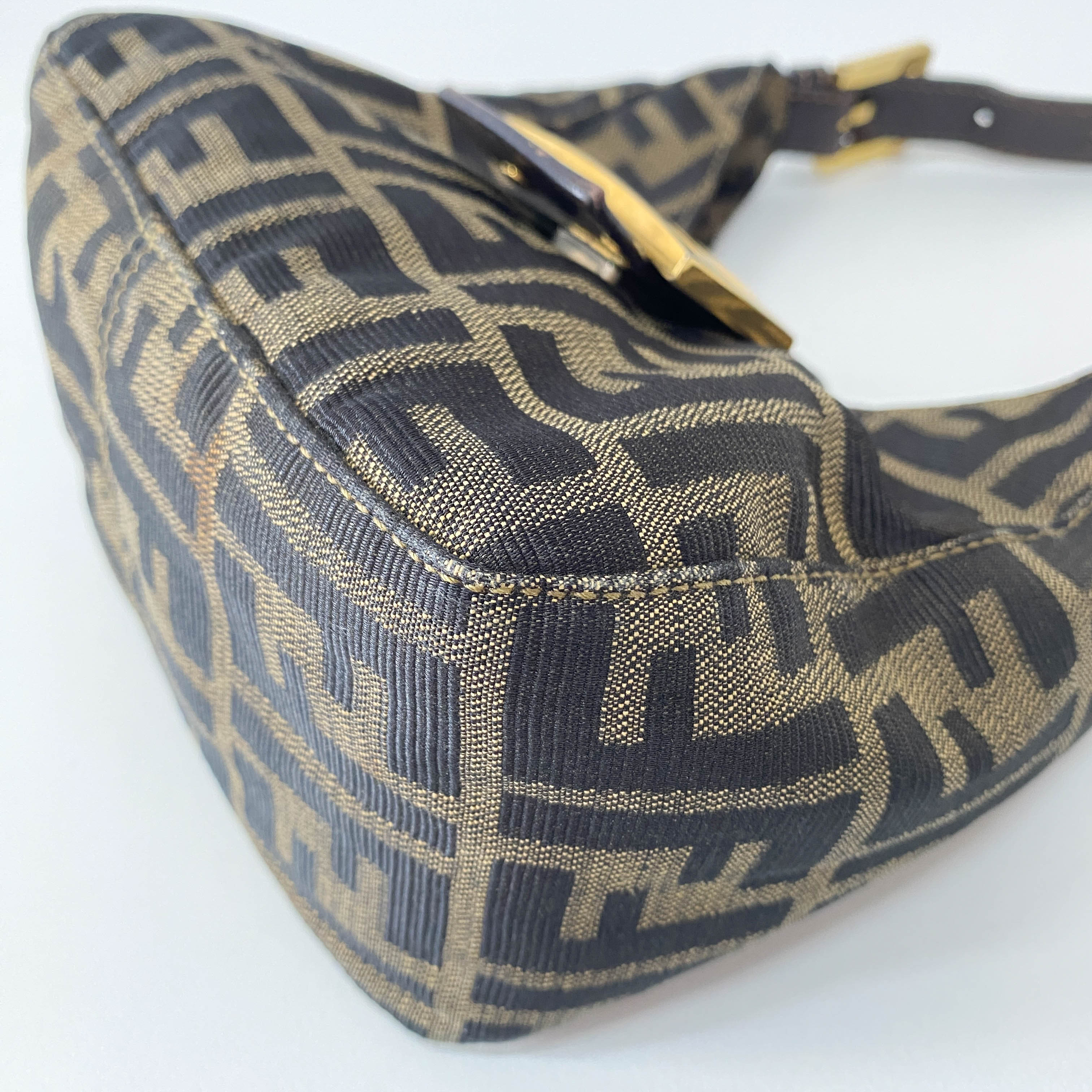 Zucca Mini Shoulder Bag with Gold Hardware