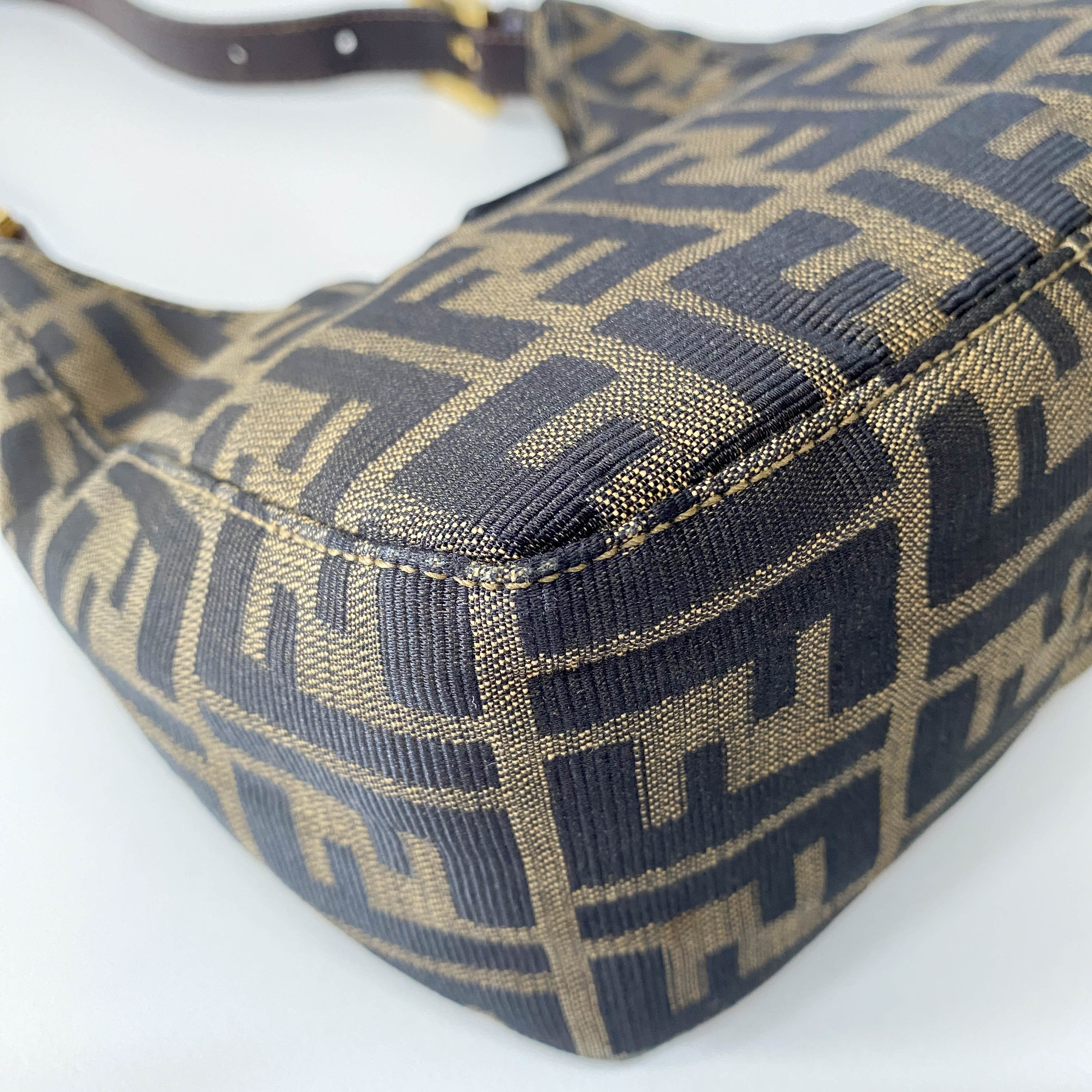 Zucca Mini Shoulder Bag with Gold Hardware