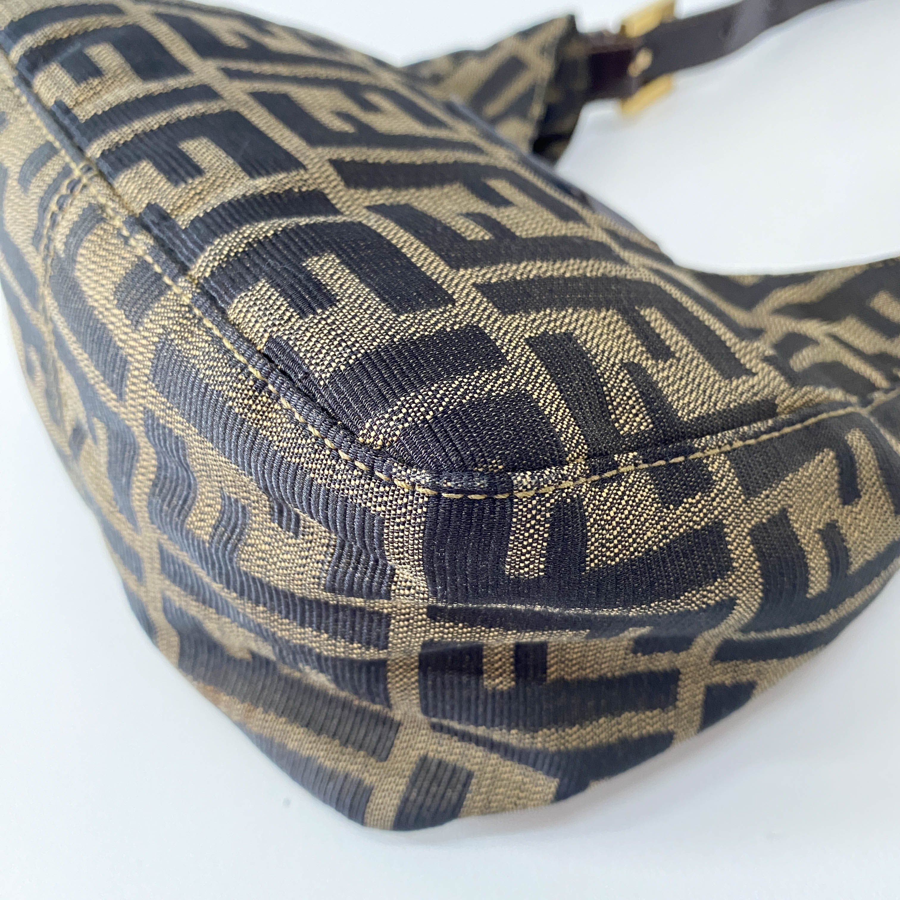 Zucca Mini Shoulder Bag with Gold Hardware