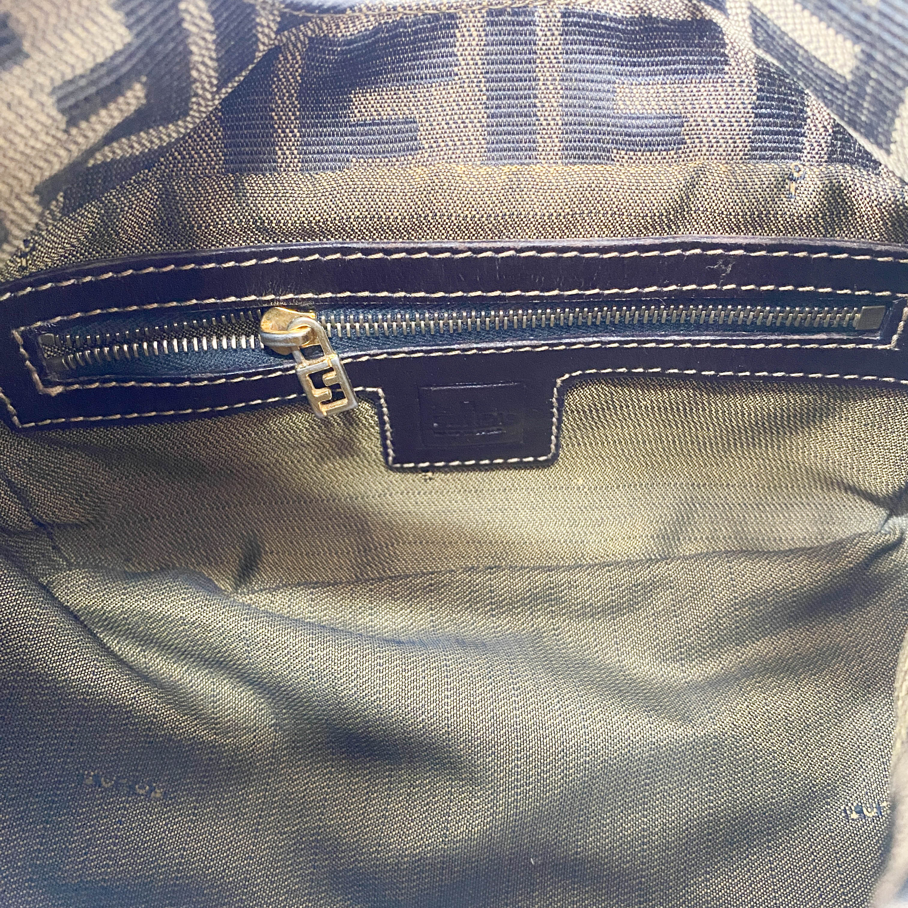 Zucca Mini Shoulder Bag with Gold Hardware