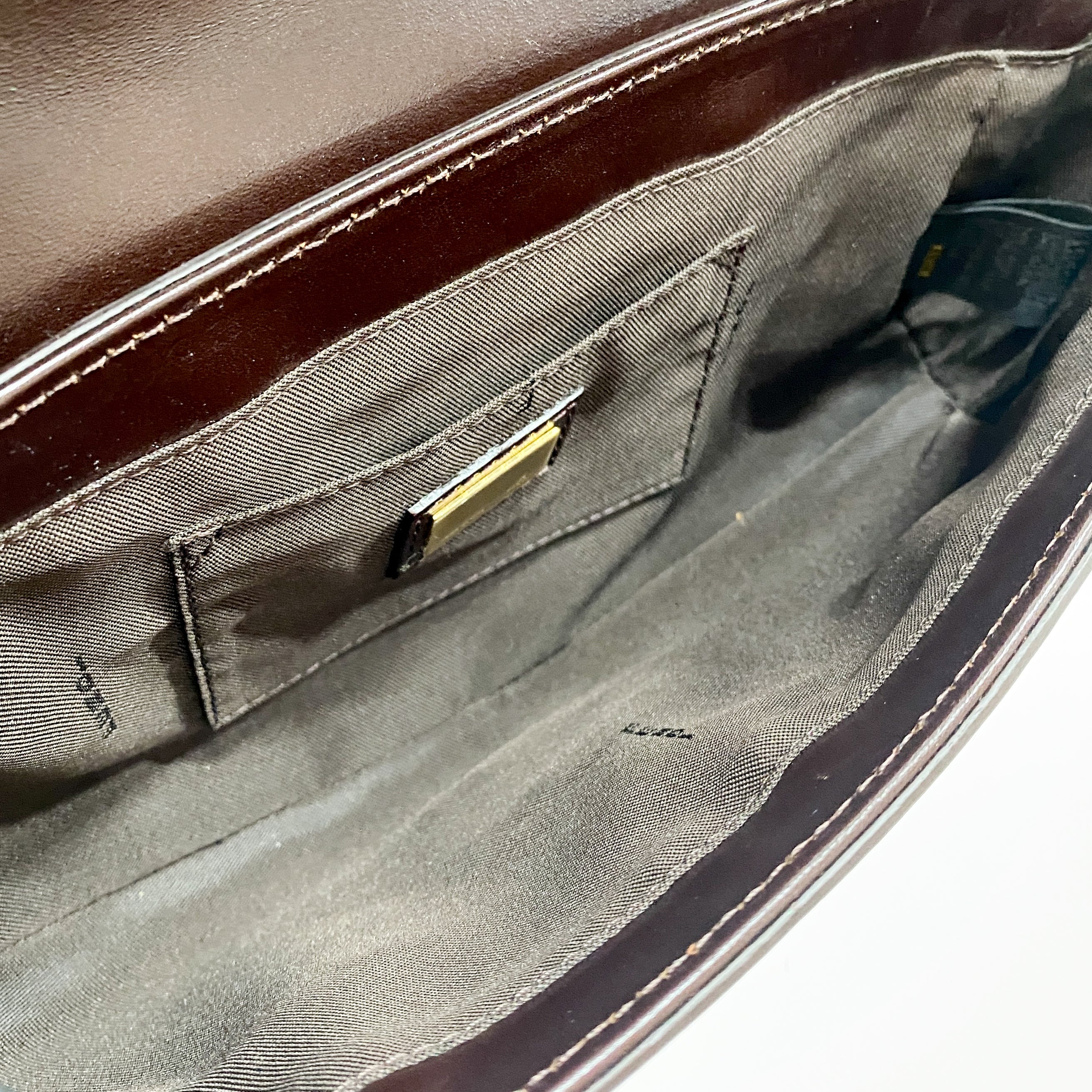 Brown Leather Shoulder Bag