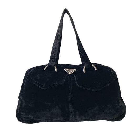 Black Velvet Bowling Bag