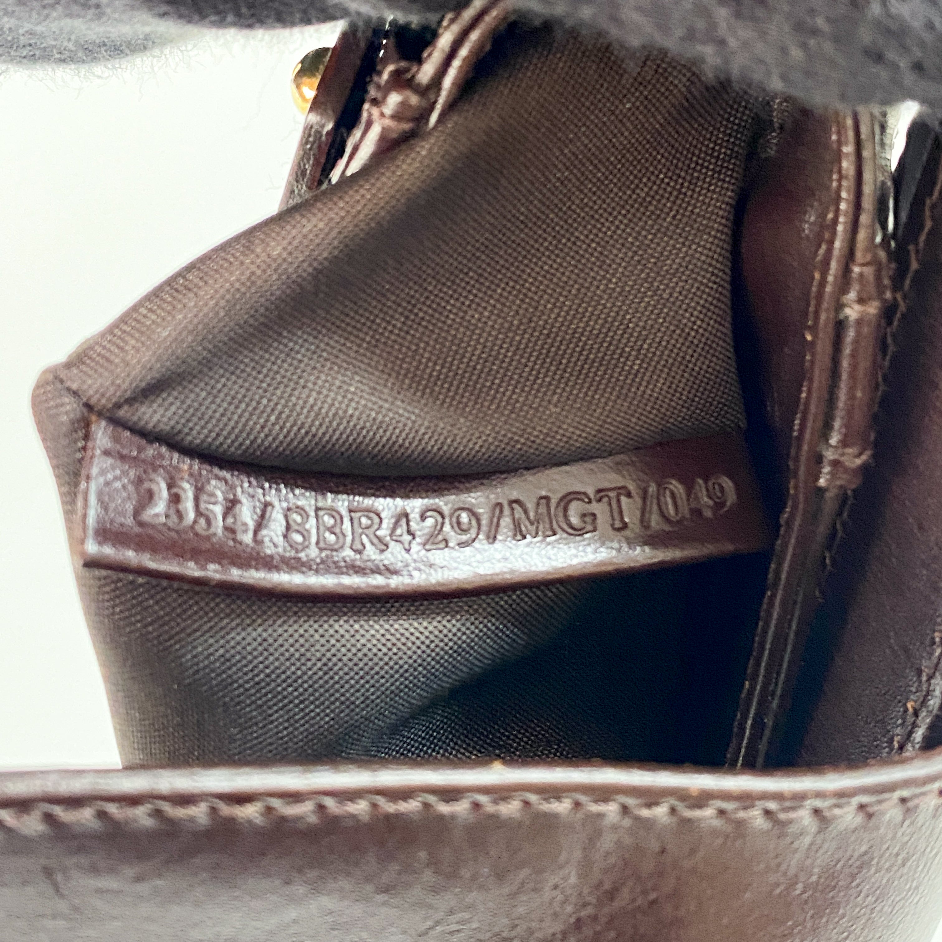 Brown Leather Shoulder Bag