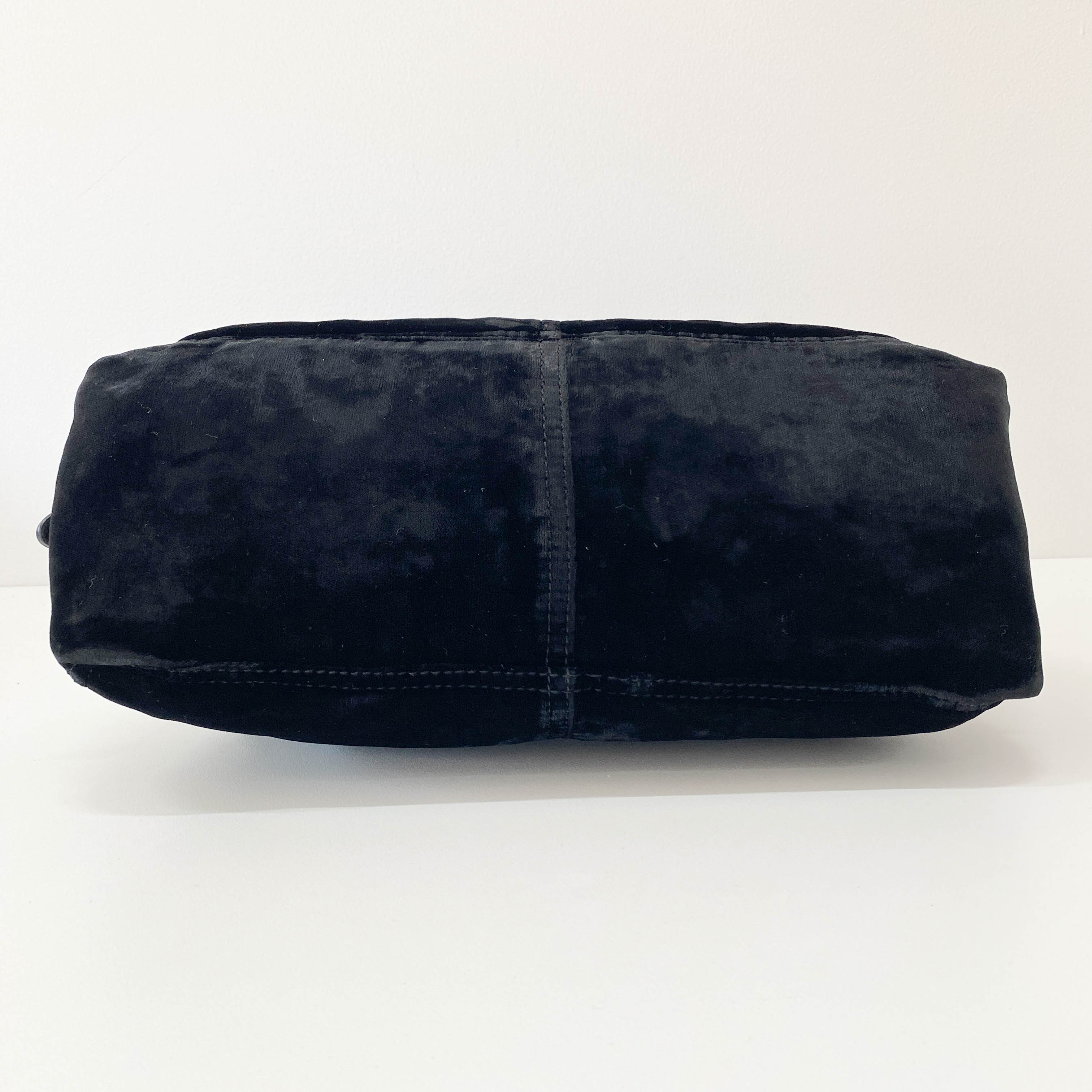 Black Velvet Bowling Bag