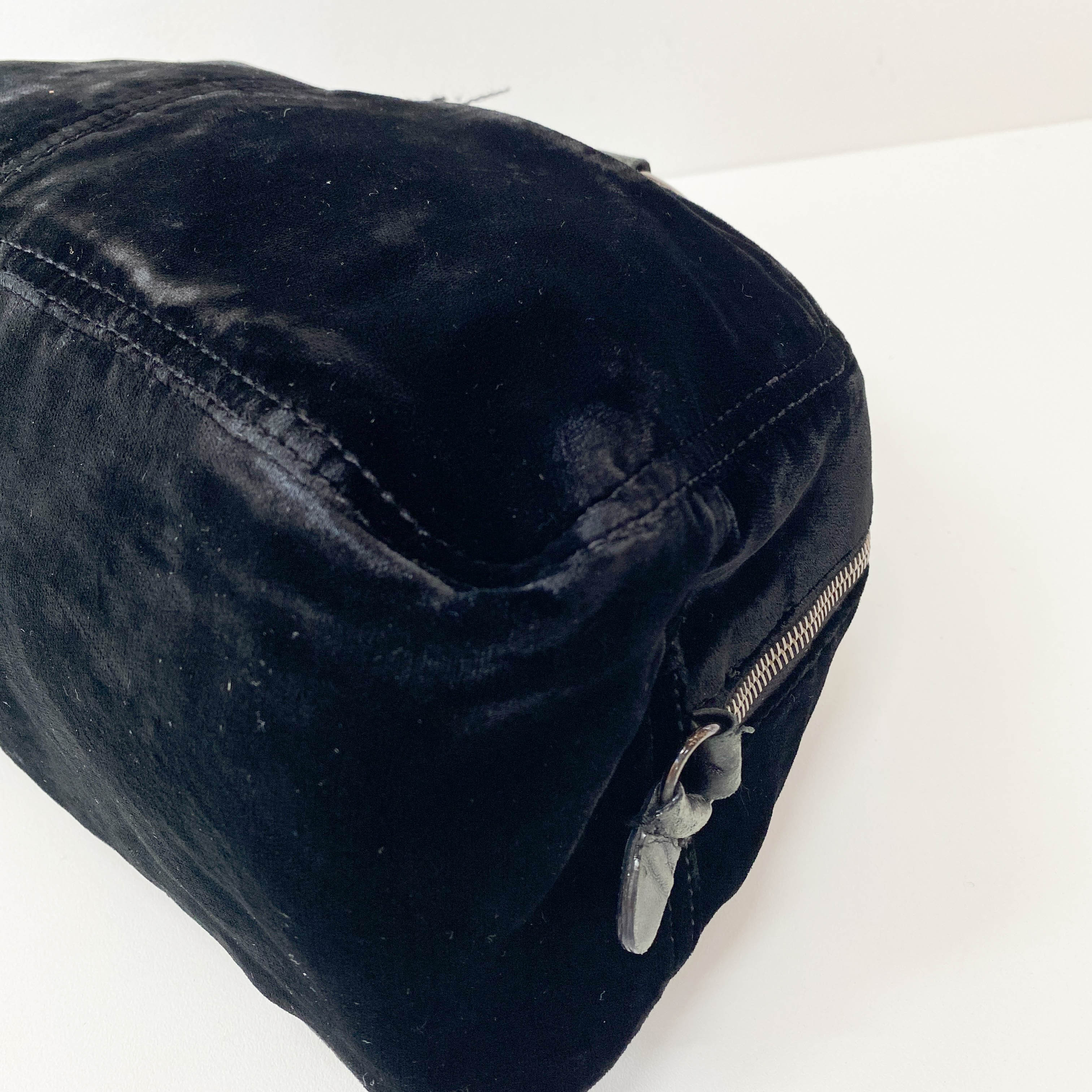 Black Velvet Bowling Bag