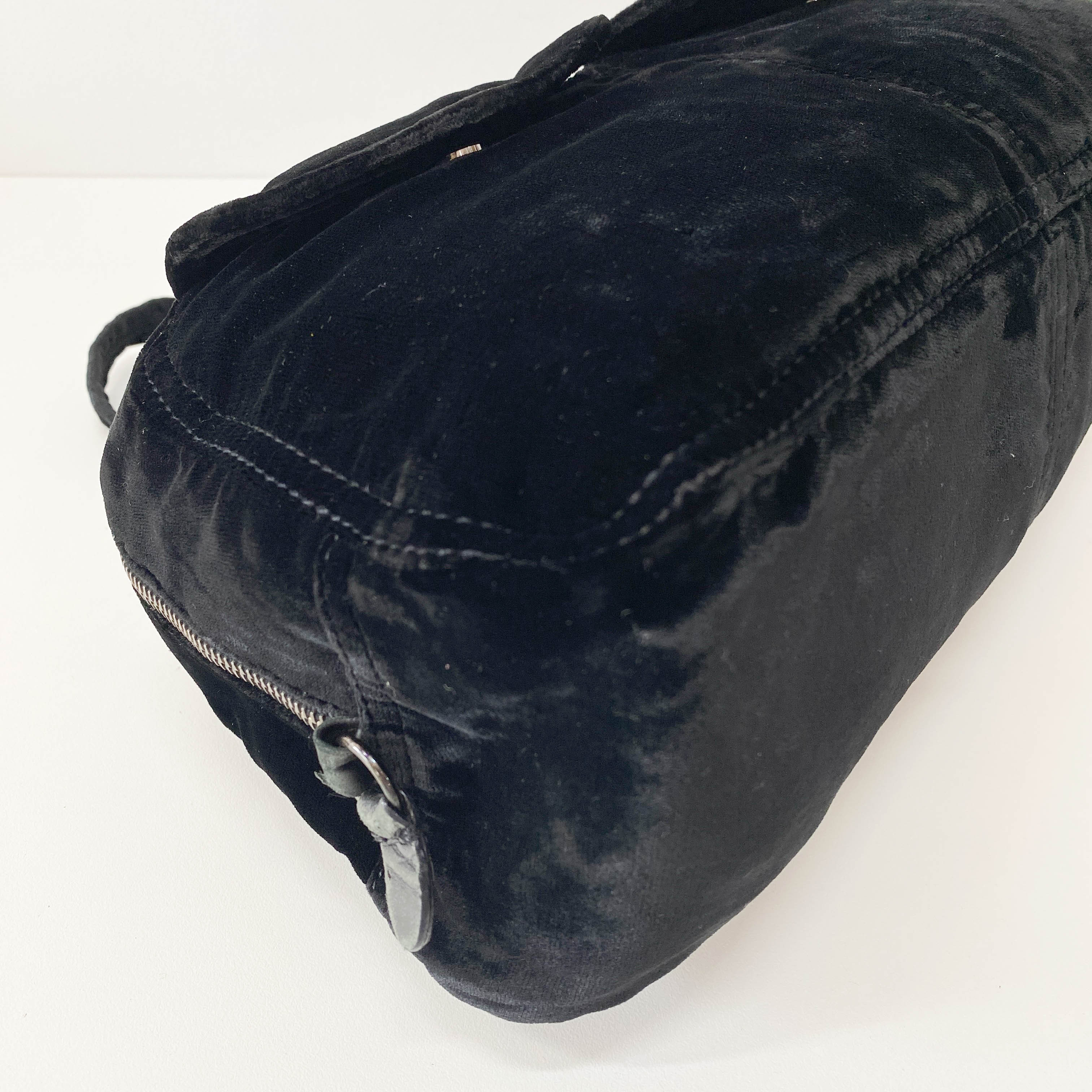 Black Velvet Bowling Bag