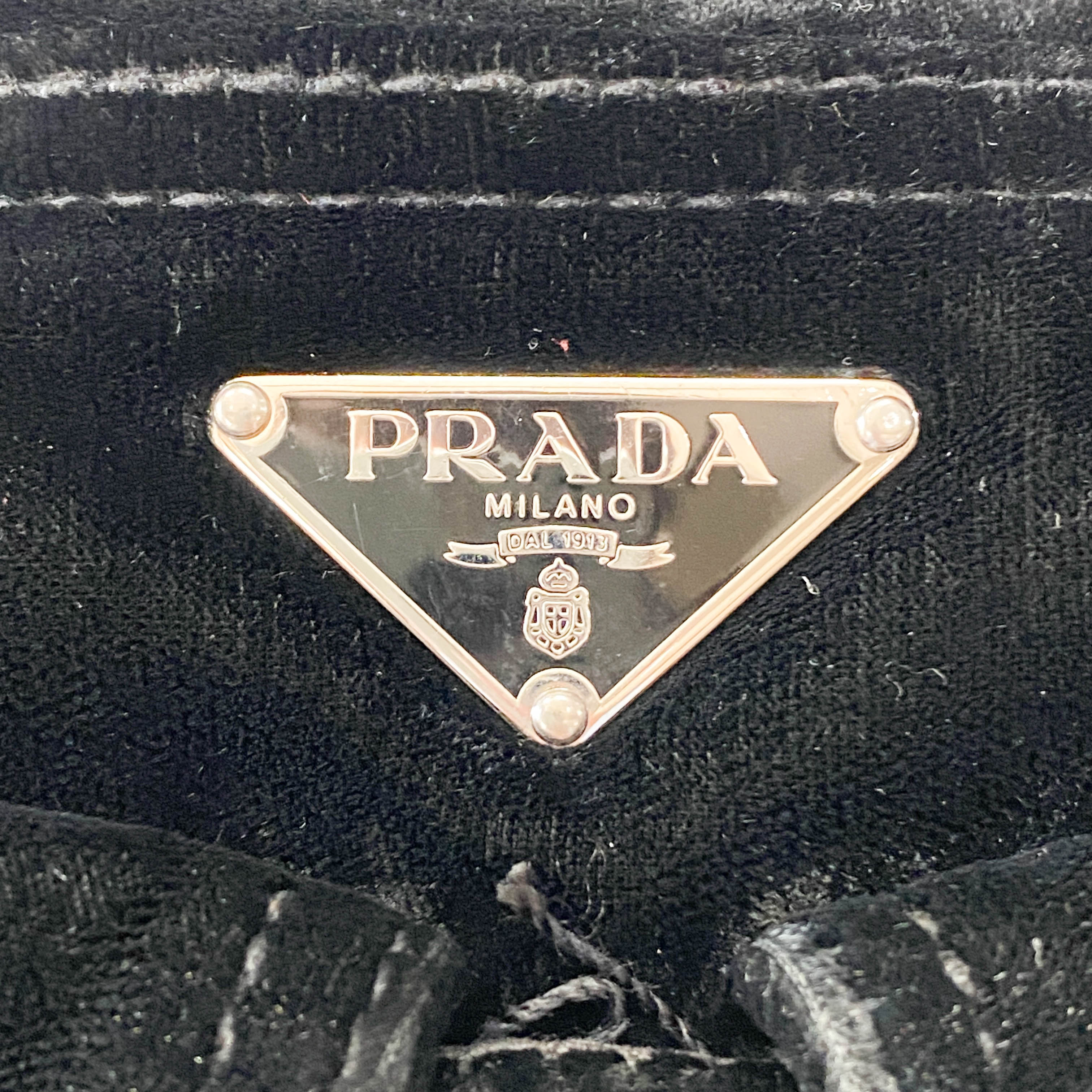 Black Velvet Bowling Bag