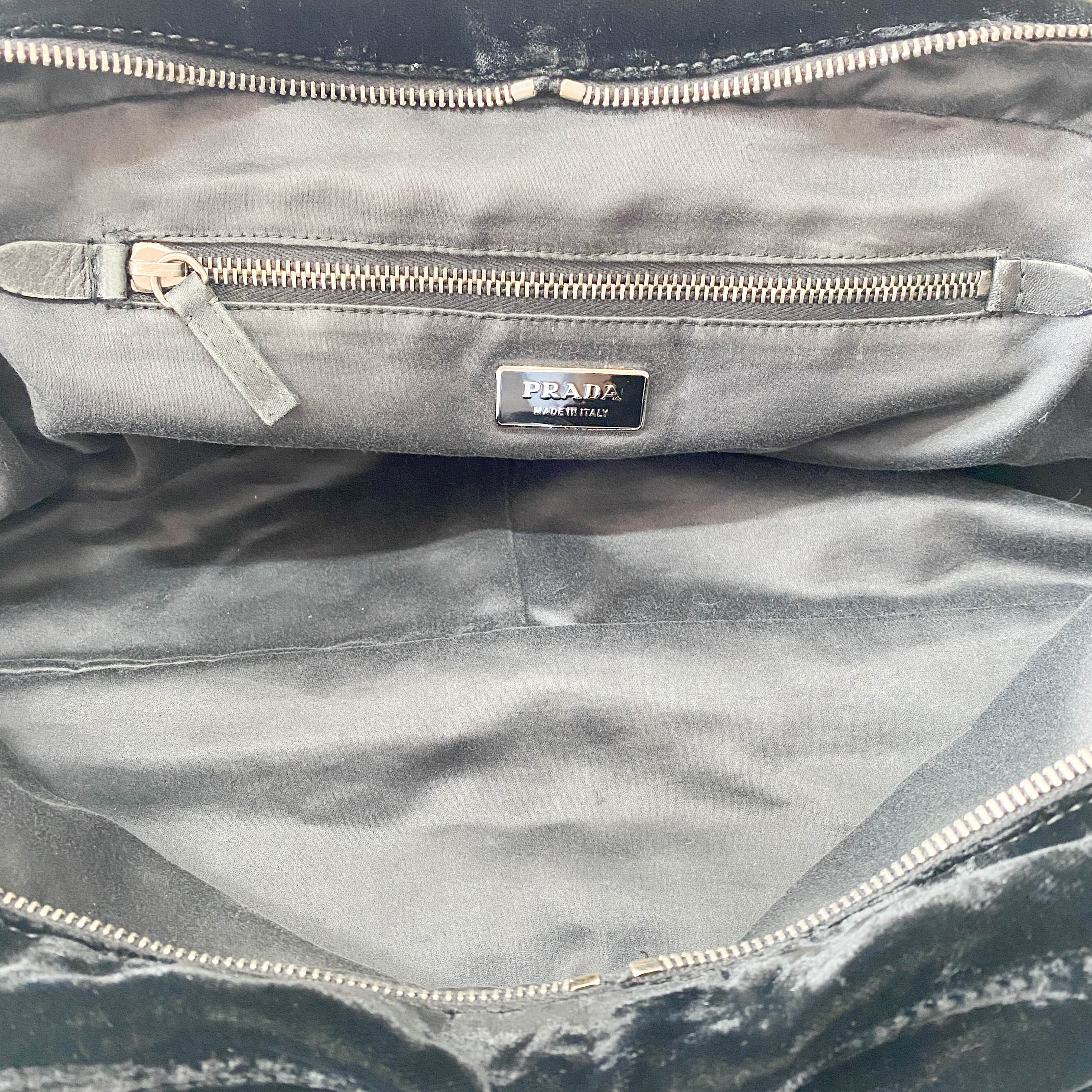 Black Velvet Bowling Bag